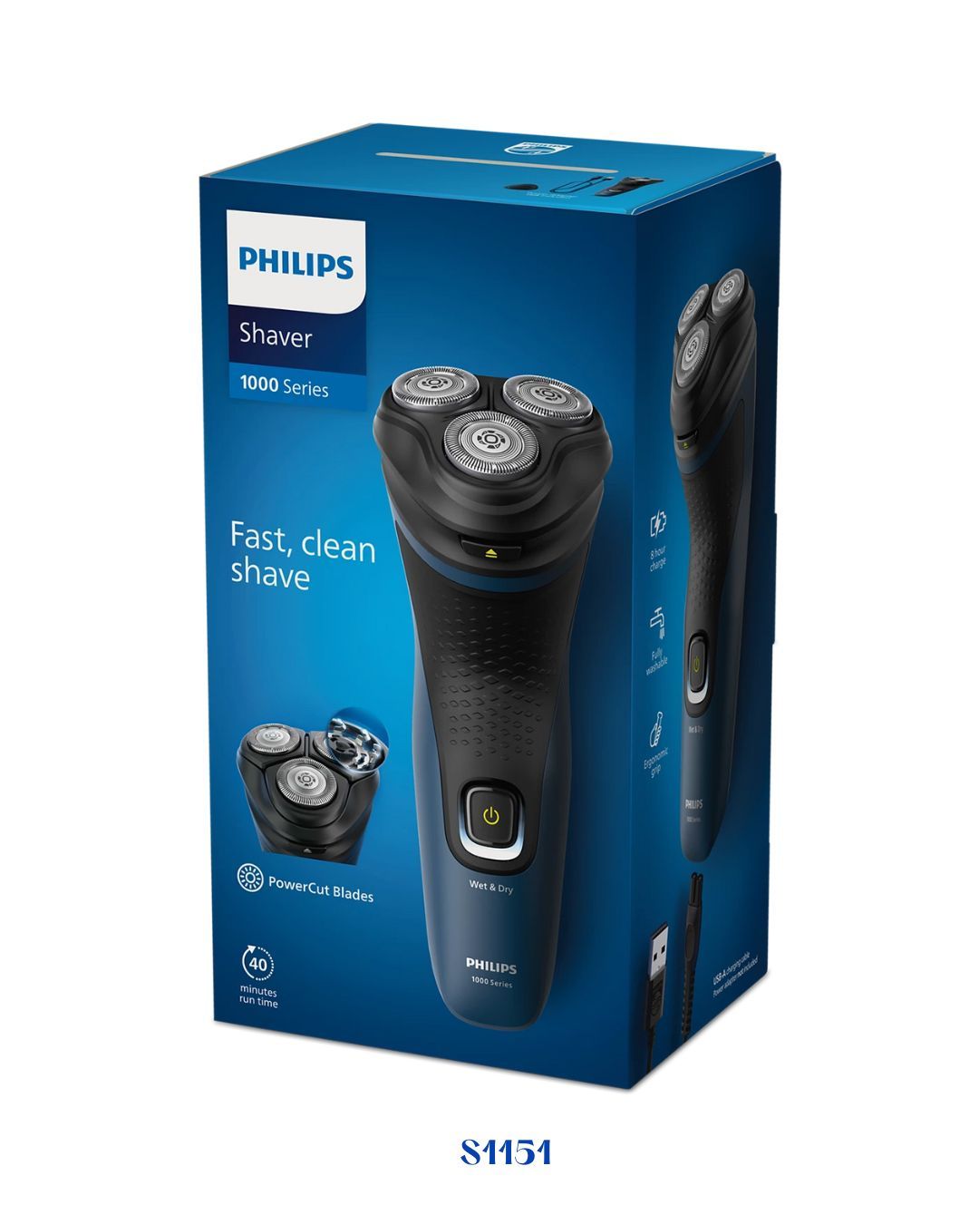 PHILIPS WET & DRY ELECTRIC SHAVER