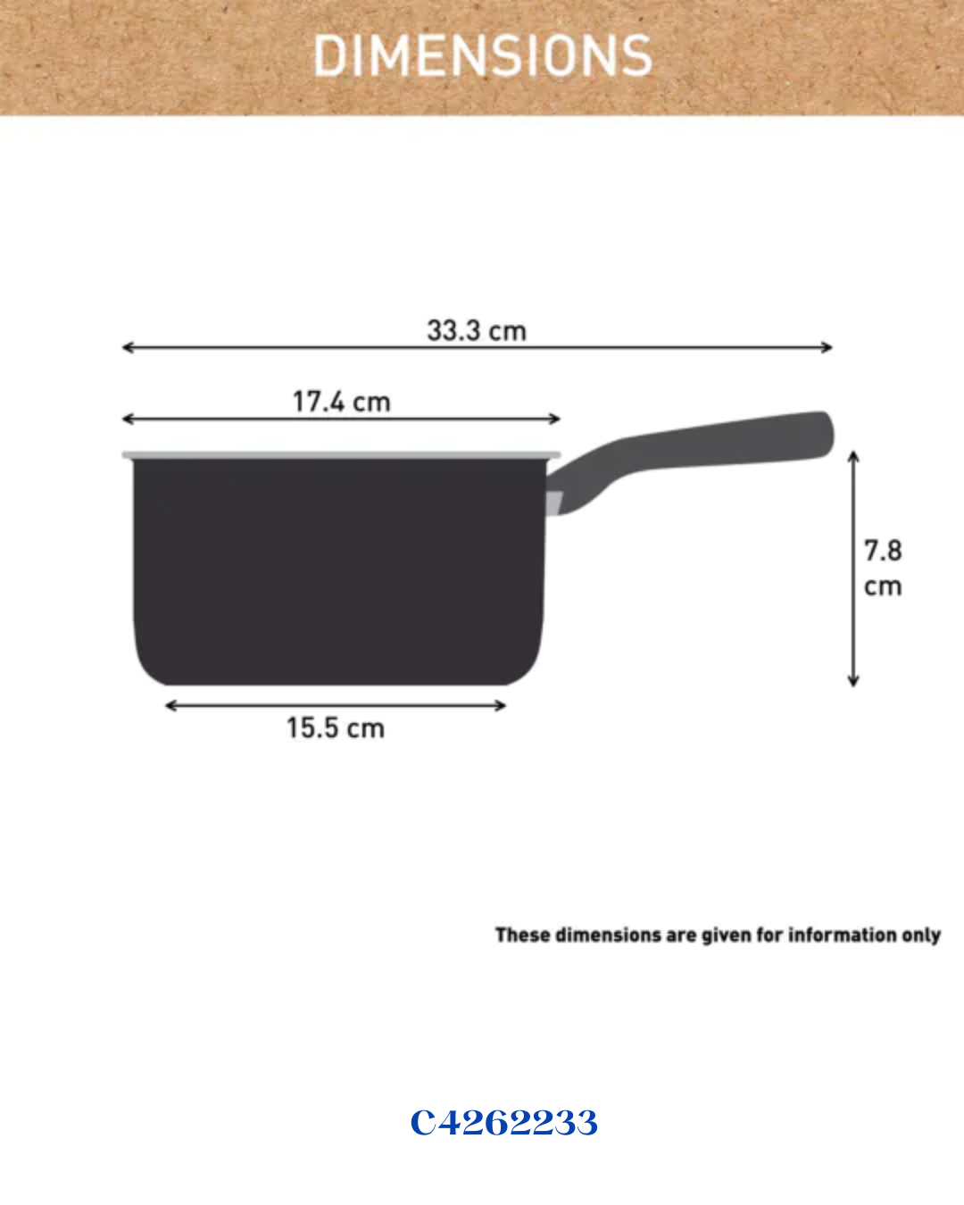 TEFAL RENEWAL NON-STICK SAUCEPAN 16CM
