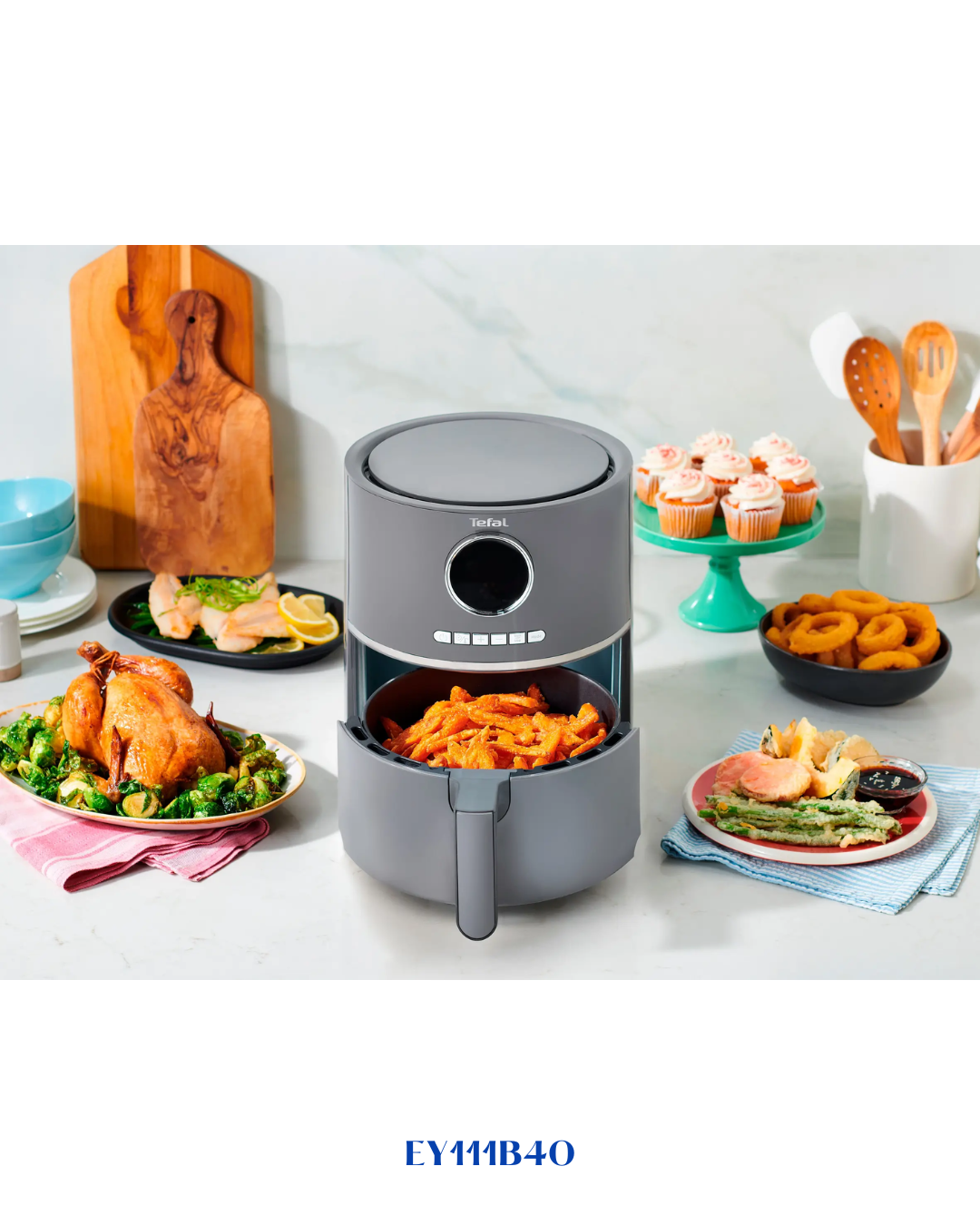 مقلاة TEFAL ULTRA الهوائية الرقمية 1630 واط 4.2 لتر