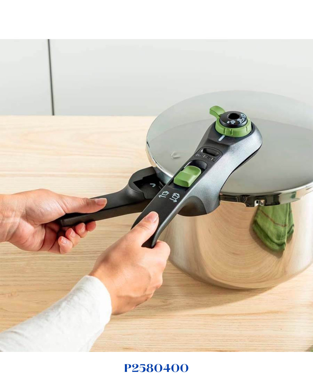 TEFAL SECURE TRENDY PRESSURE COOKER, 4L