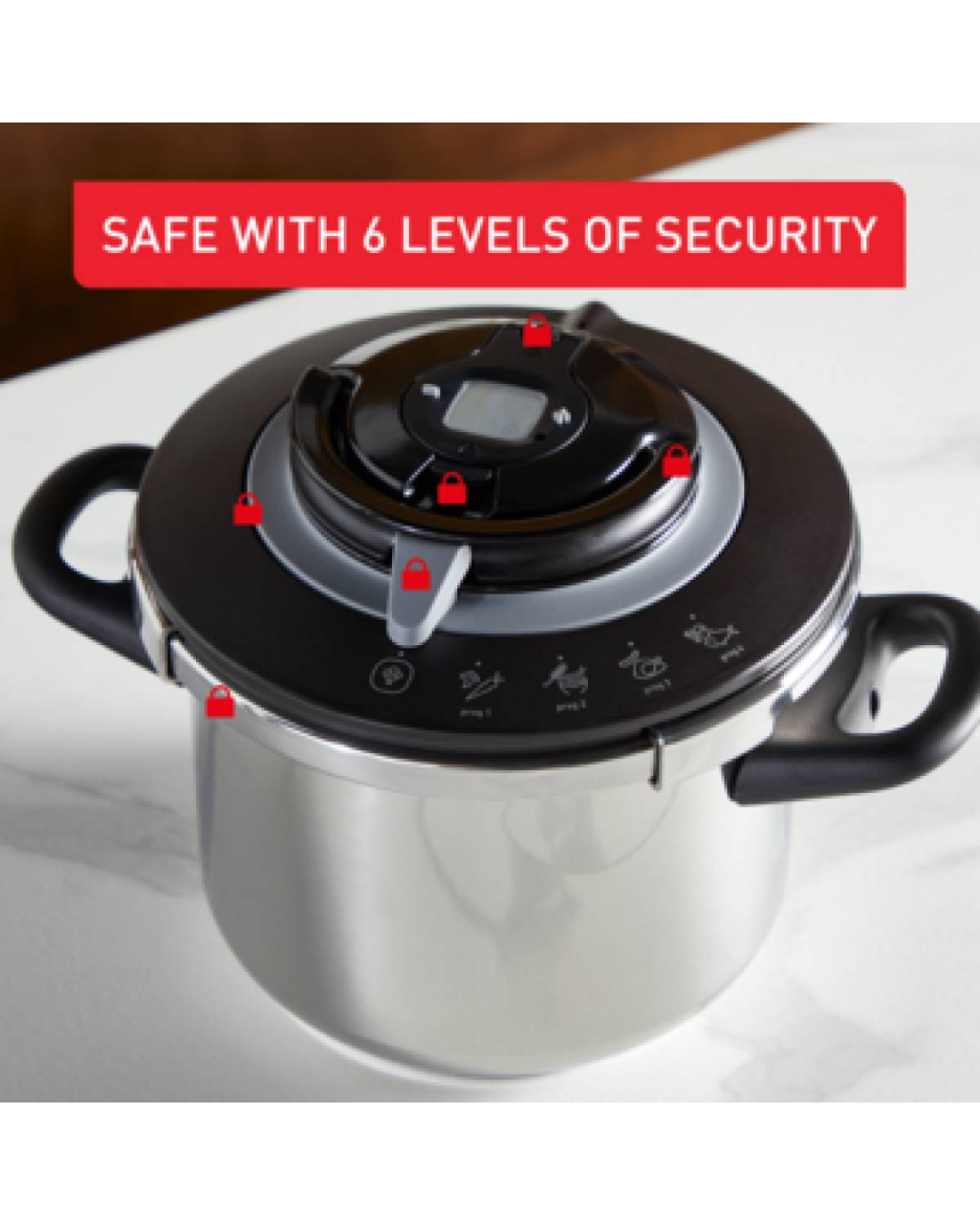 TEFAL CLIPSO+ CHEF PRESSURE COOKER-8L