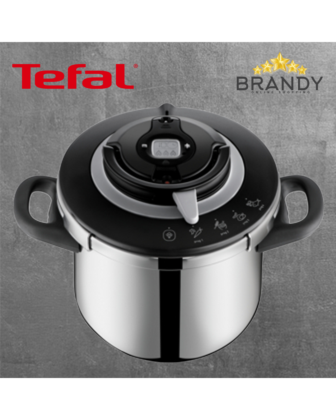 TEFAL CLIPSO+ CHEF PRESSURE COOKER-8L