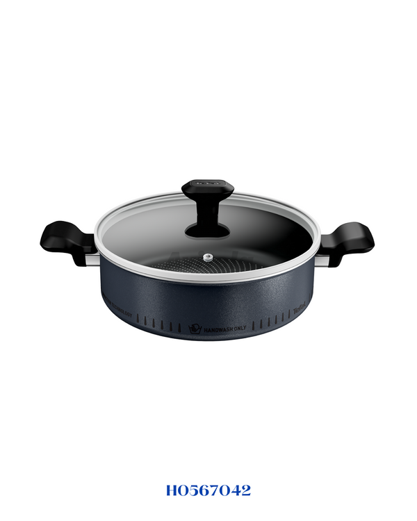 TEFAL SO'LIGHT STEWPOT WITH LID, 24CM