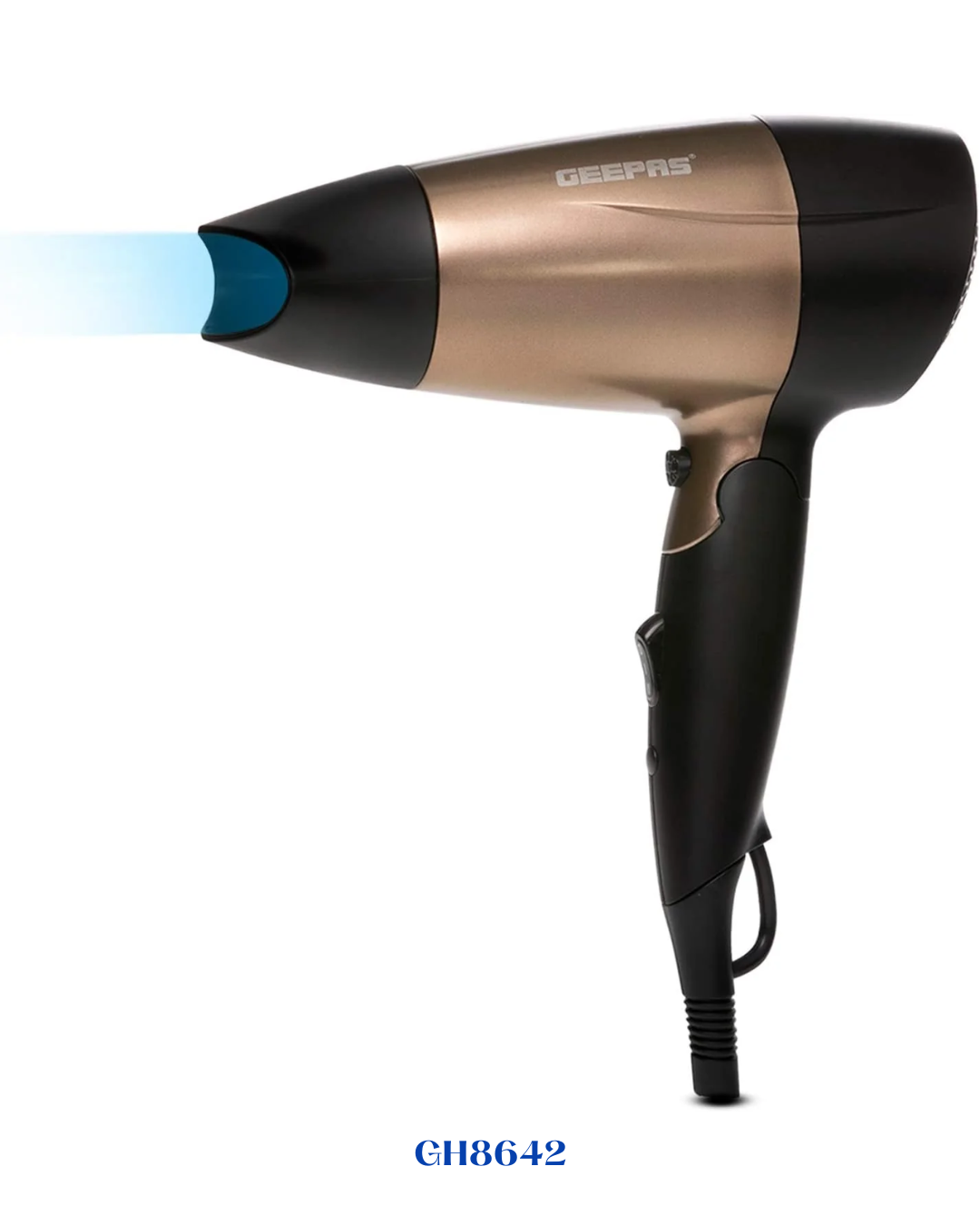 GEEPAS MINI HAIR DRYER WITH FOLDABLE HANDLE 1600W