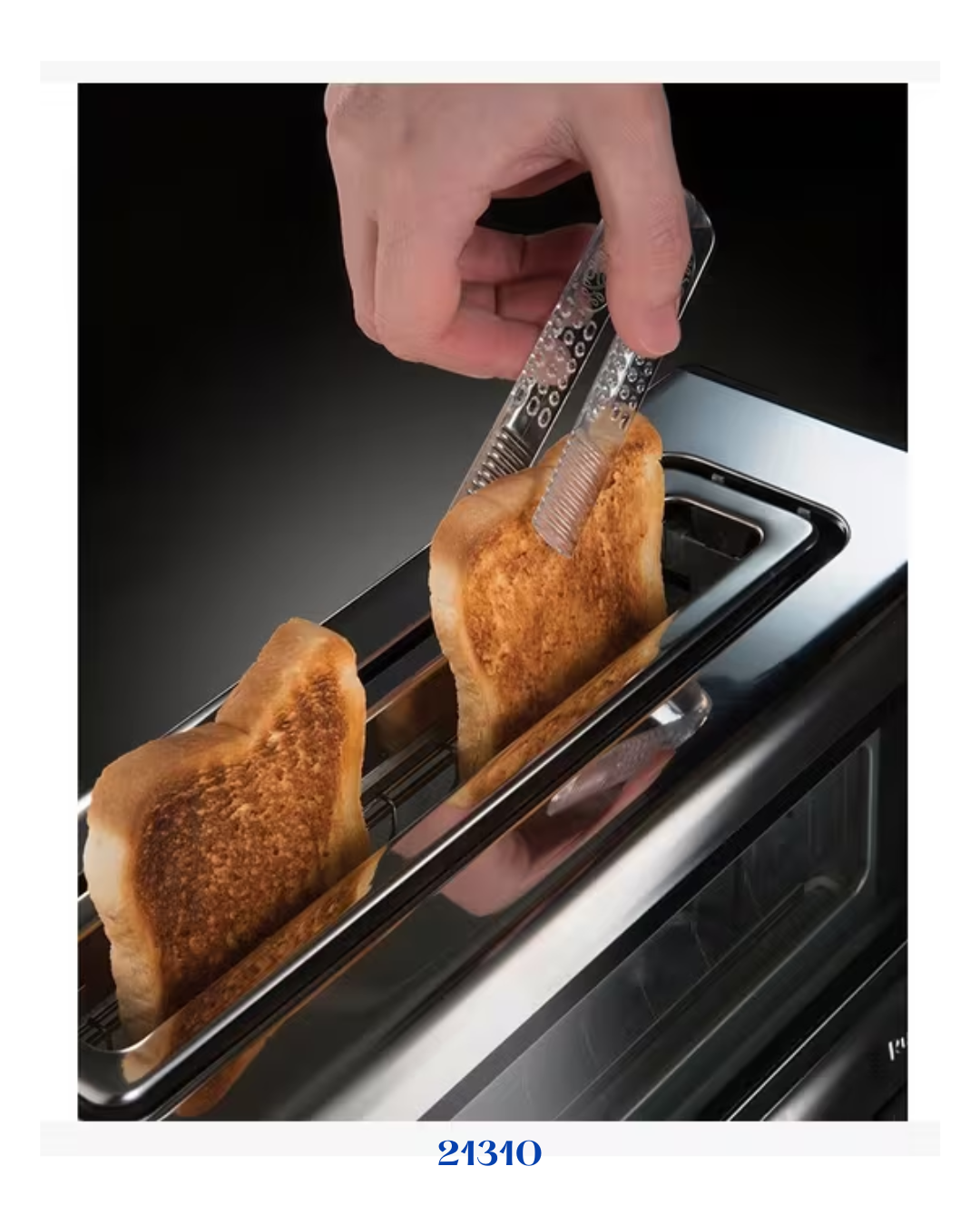 RUSSELL HOBBS 21310 محمصة خبز زجاجية بخطين 980 واط