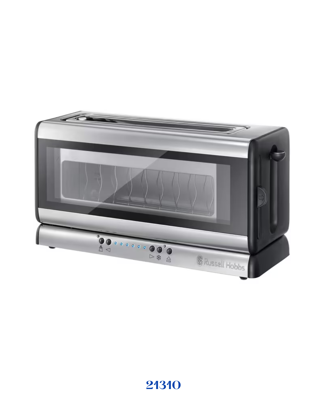 RUSSELL HOBBS 21310 محمصة خبز زجاجية بخطين 980 واط
