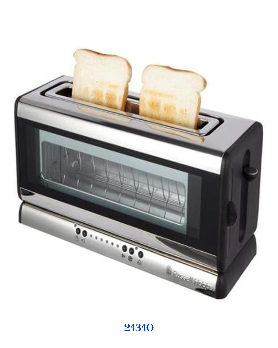 RUSSELL HOBBS 21310 محمصة خبز زجاجية بخطين 980 واط