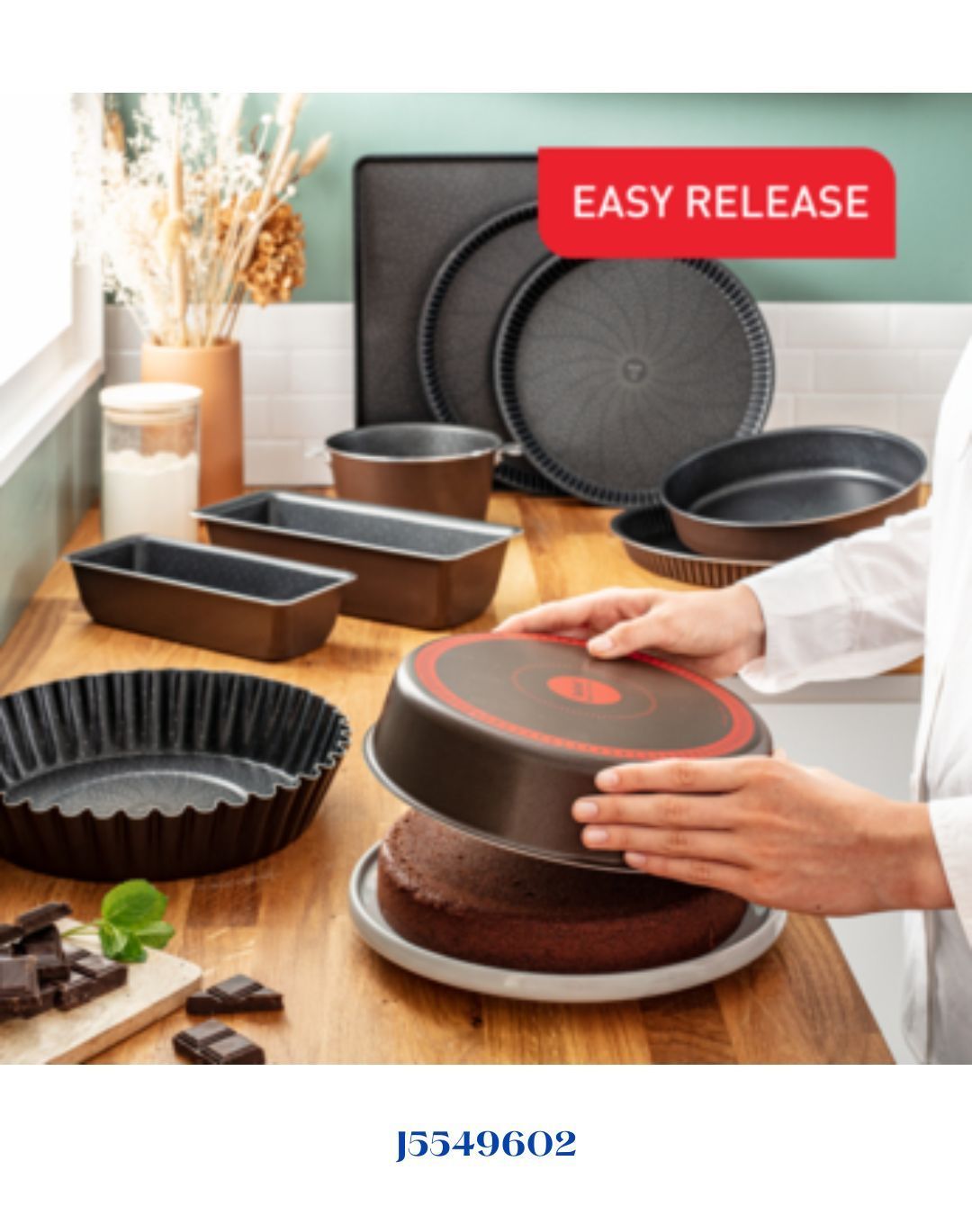 TEFAL PERFECTBAKE ROUND CAKE PAN 24 CM