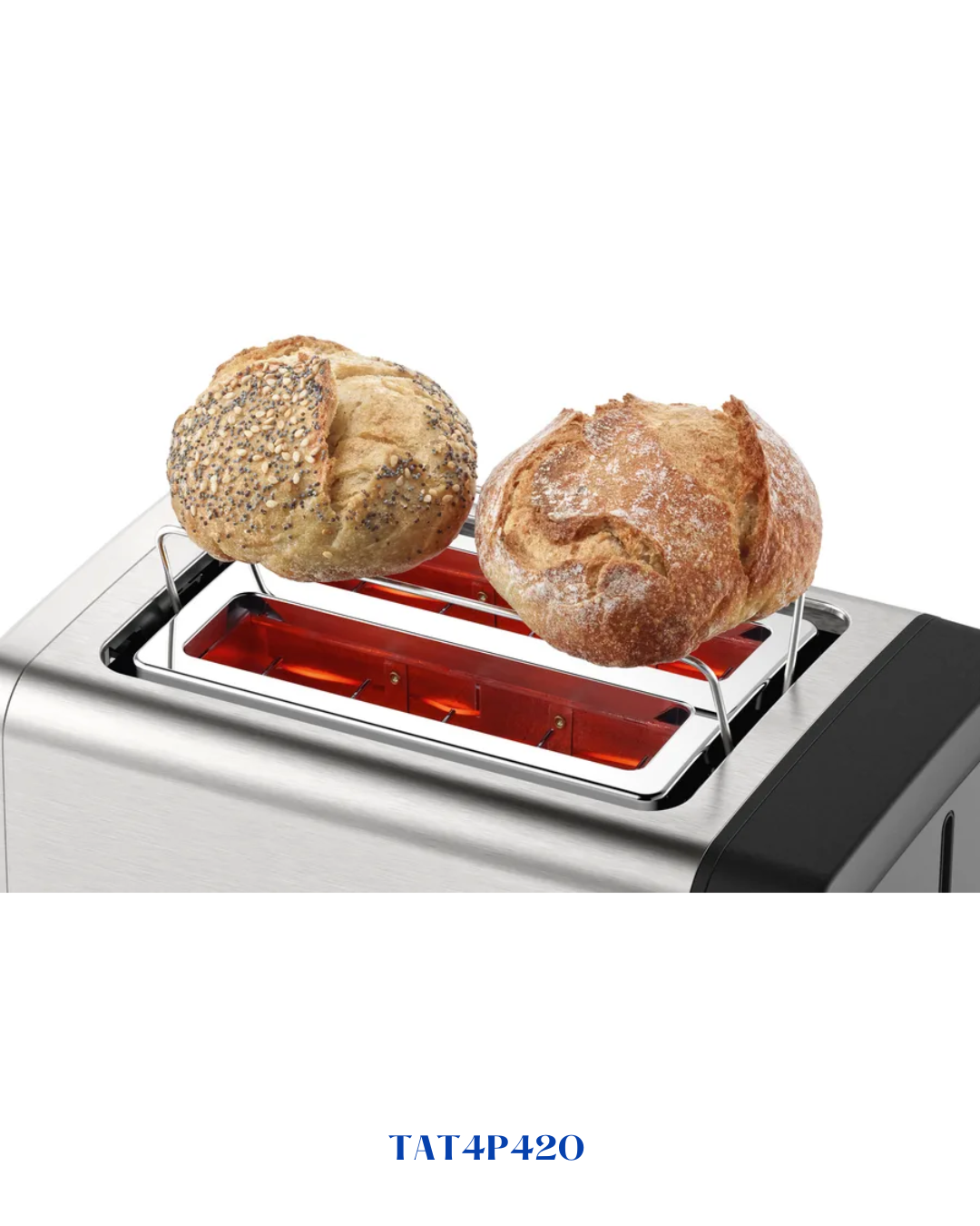 BOSCH COMPACT TOASTER DESIGNLINE STAINLESS STEEL 820-970W