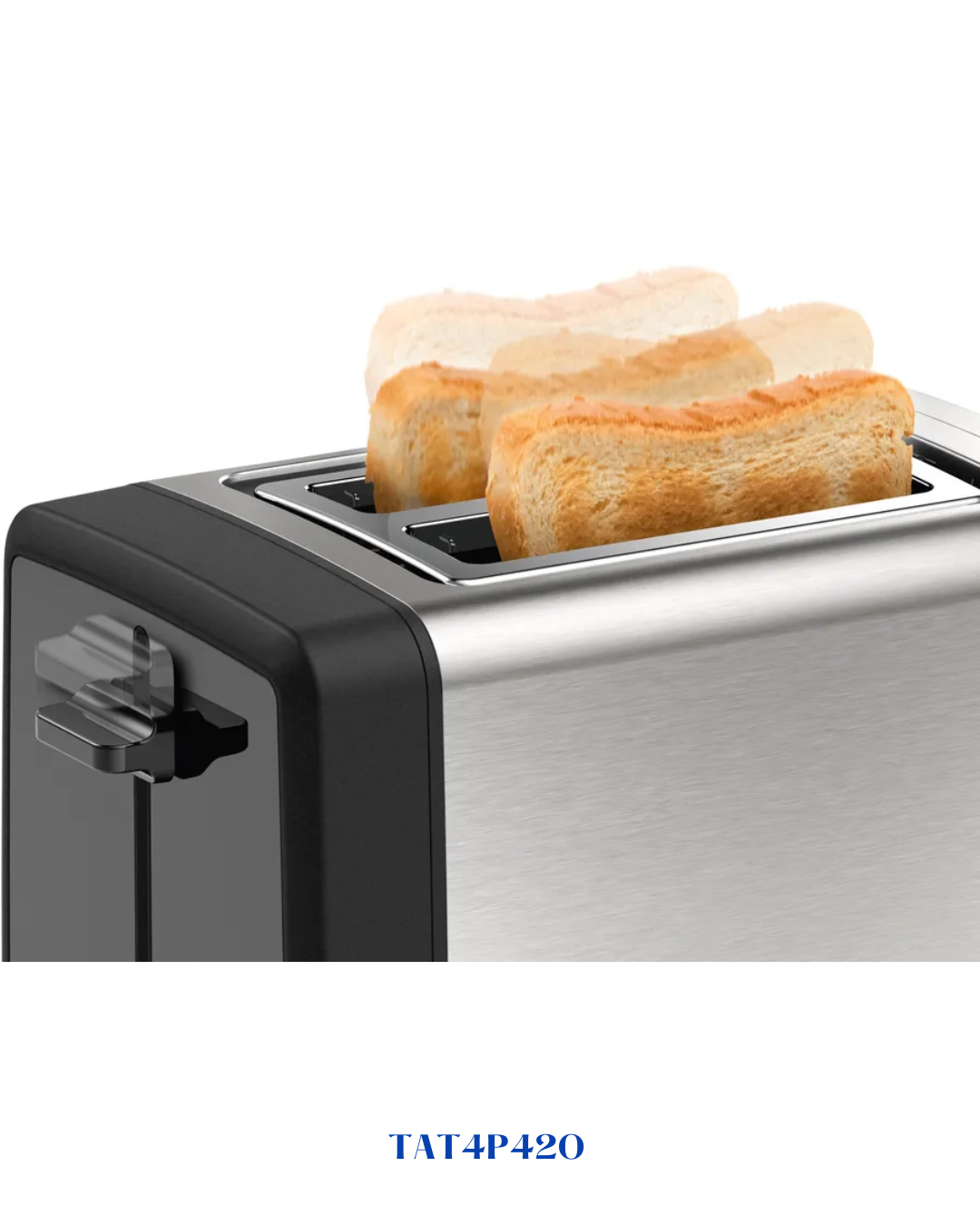 BOSCH COMPACT TOASTER DESIGNLINE STAINLESS STEEL 820-970W