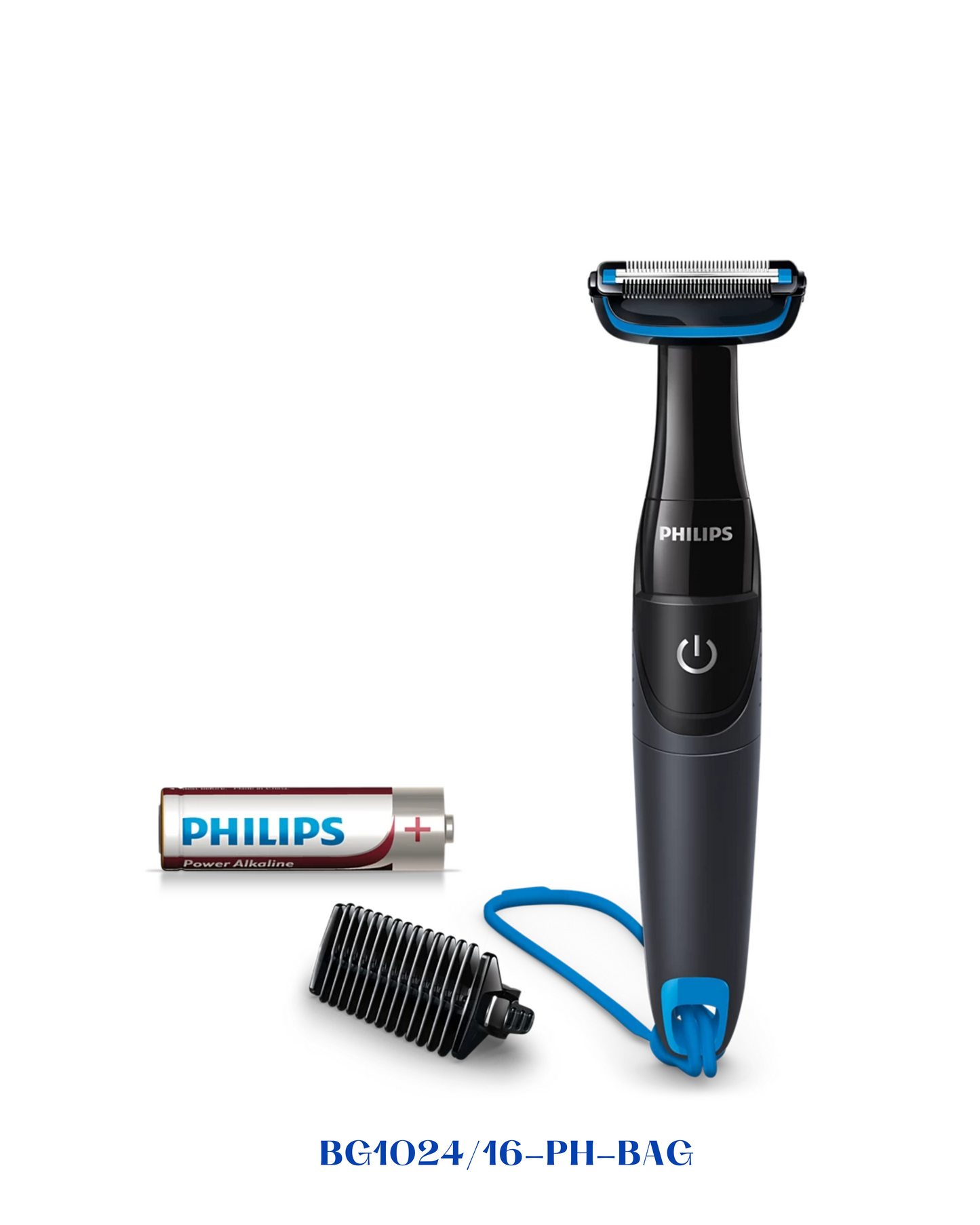 جهاز تهذيب شعر الجسم المقاوم للماء من فيليبس، سلسلة BODYGROOM 1000