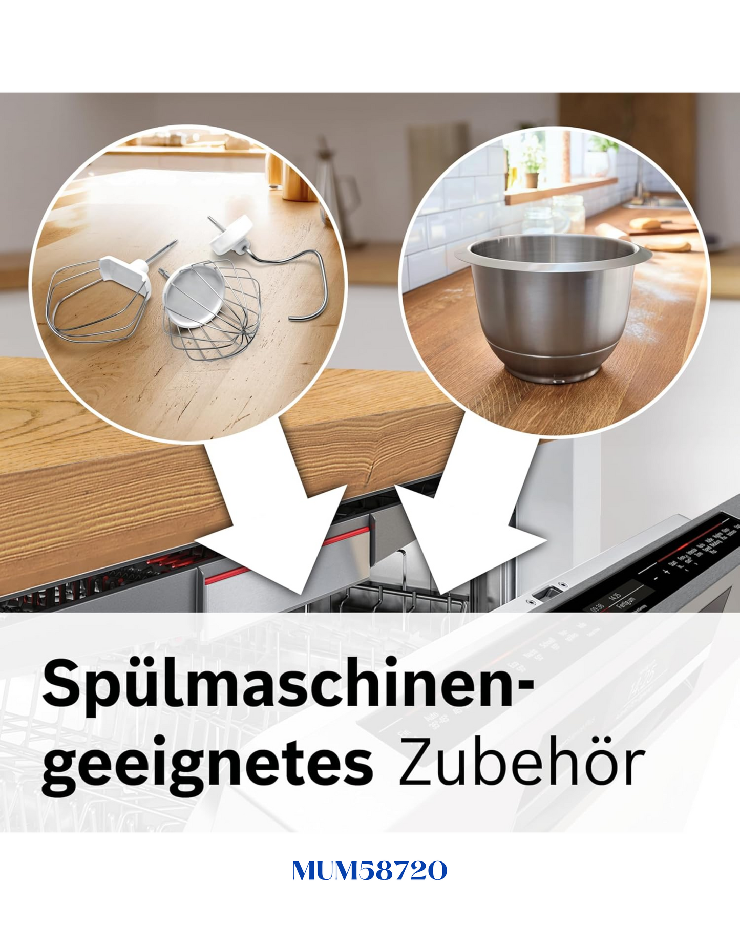 BOSCH KITCHEN MACHINE MUM 5 1000 W-3.9 L- ماكينة المطبخ بوش