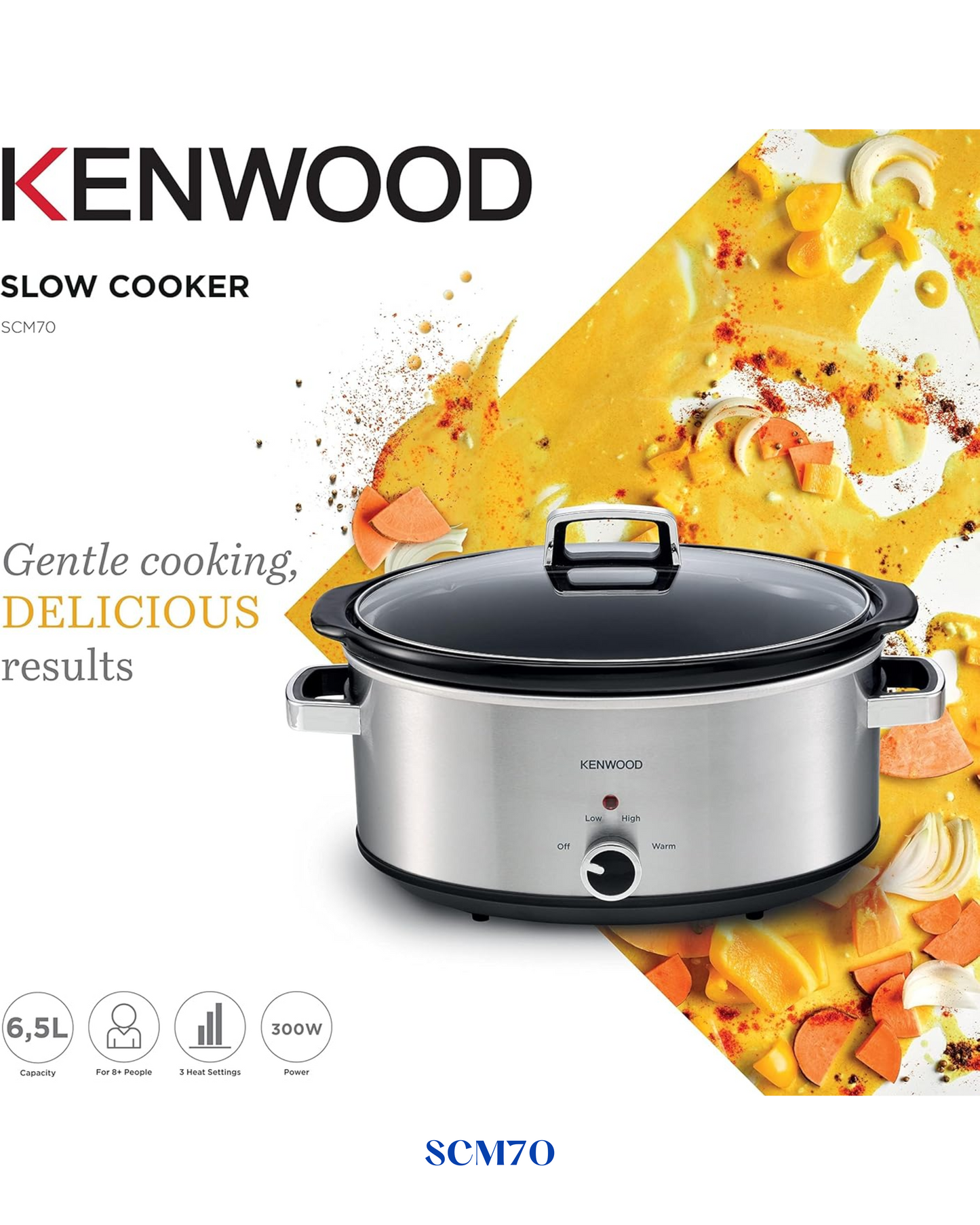 KENWOOD SLOW COOKER 6.5L-300W