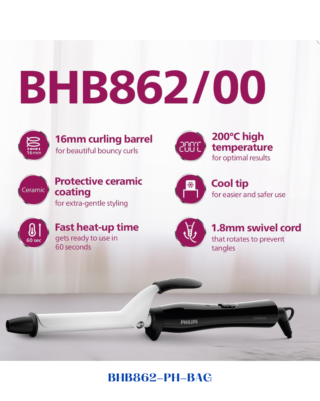 PHILIPS PHILIPS STYLECARE ESSENTIAL CURLER 200Cْ-16MM