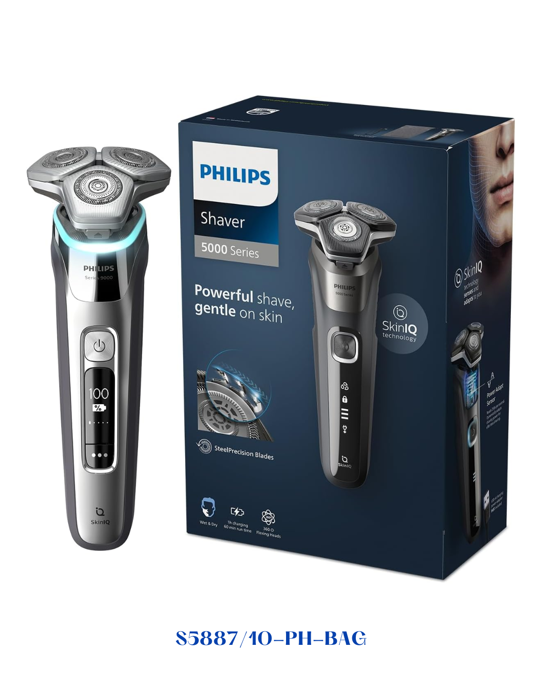 PHILIPS SHAVER SERIES 5000 WET & DRY ELECTRIC SHAVER