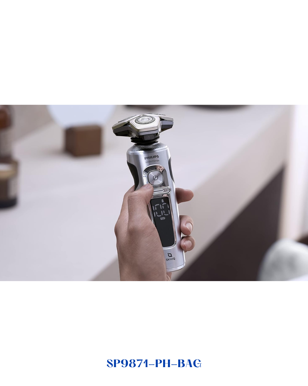 PHILIPS ماكينة حلاقة كهربائية جافة ومبللة مع تقنية SKINIQ