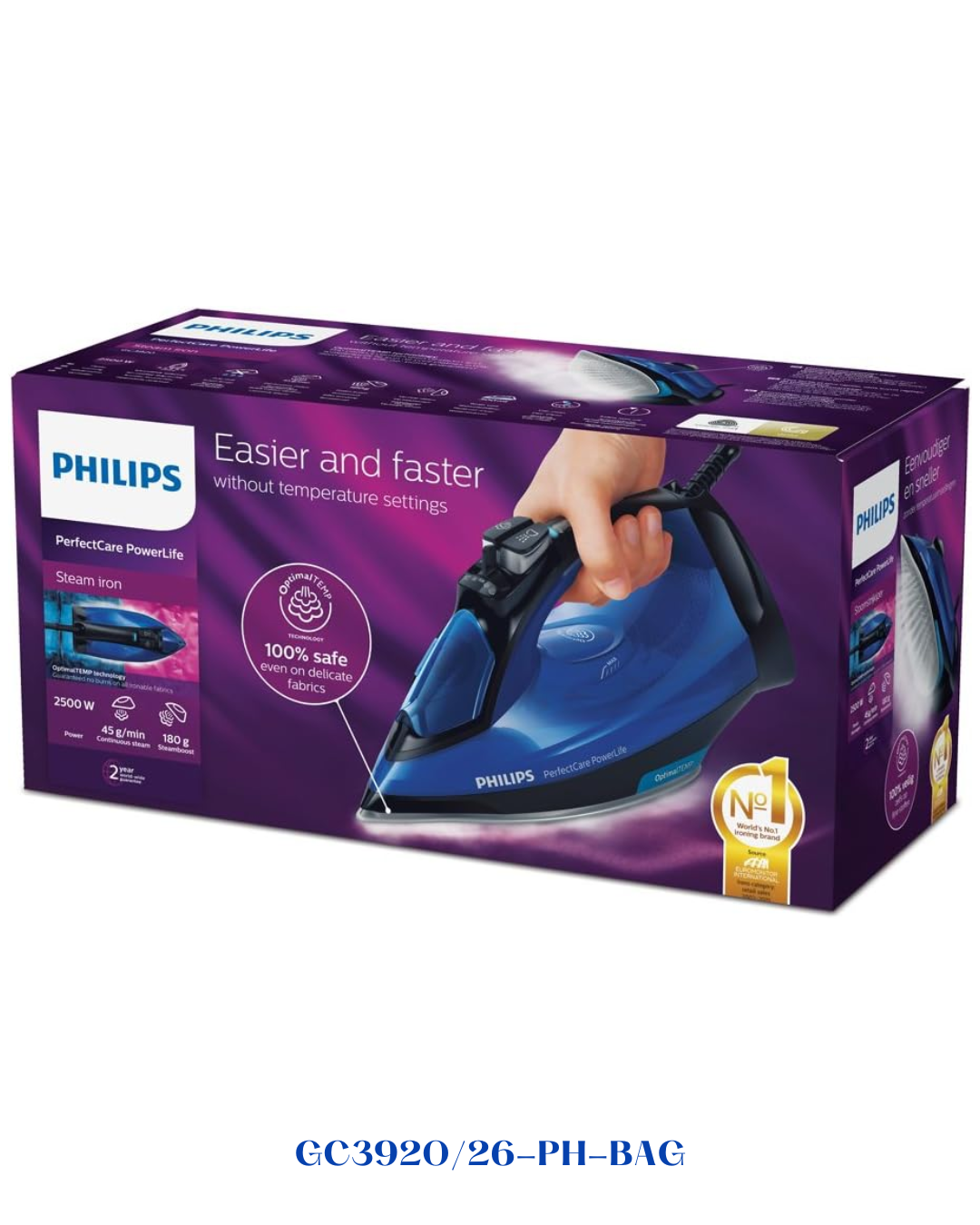 PHILIPS مكواة بخارية 2500 واط