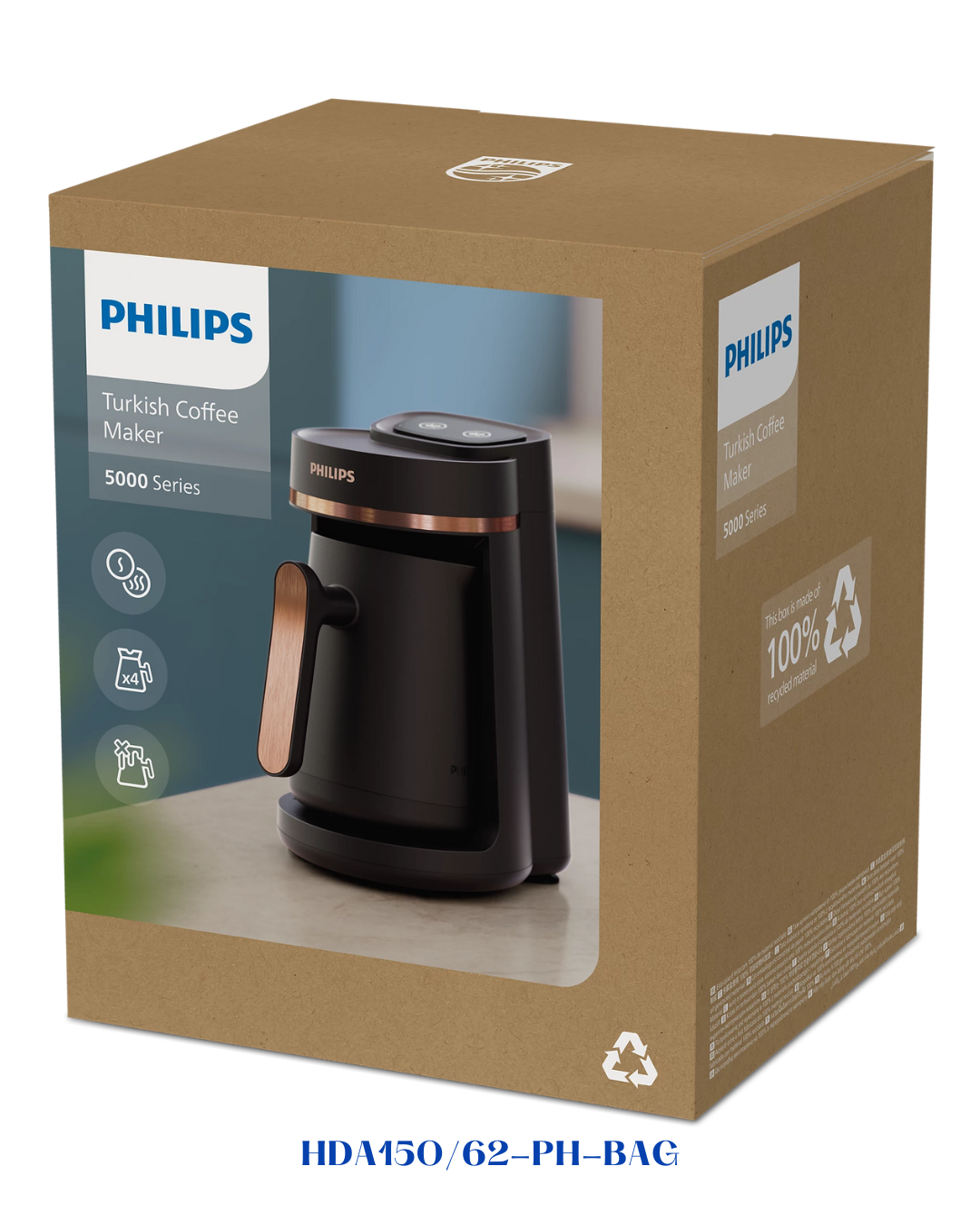PHILIPS TURKISH COFFEE MAKER 4 CUPS