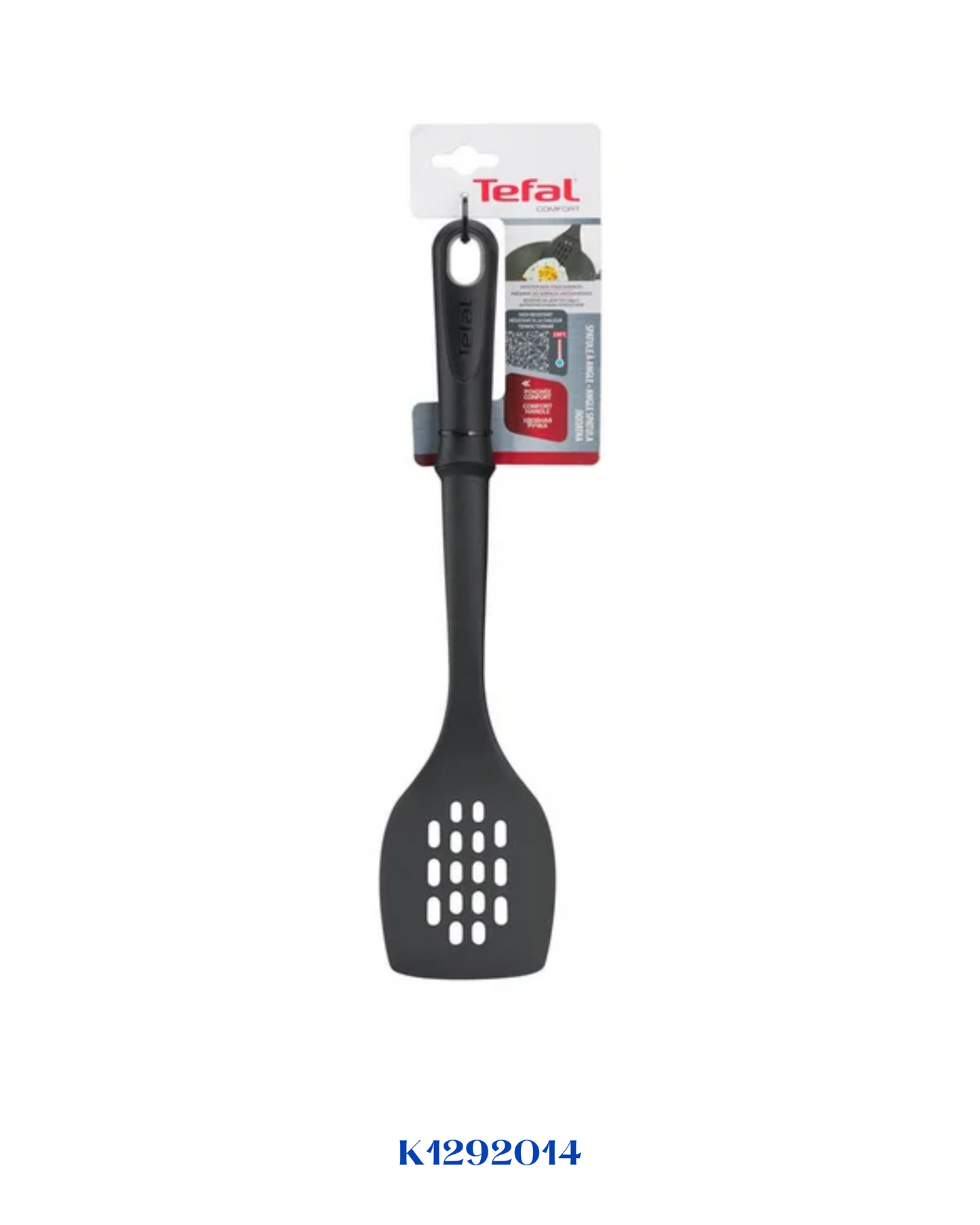 TEFAL COMFORT SLOTTED ANGLE SPATULA - ملعقة تيفال المثقوبة بزاوية مريحة
