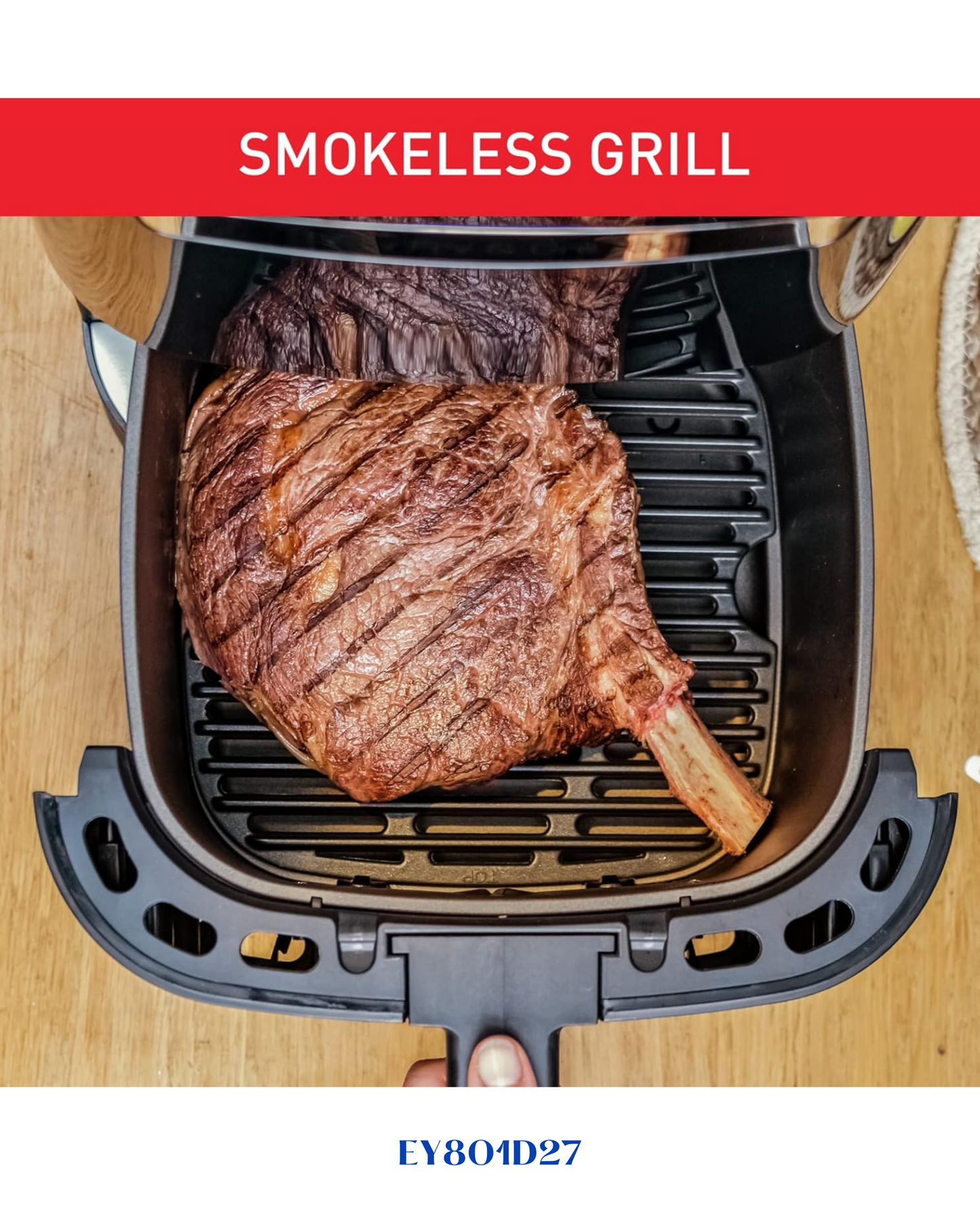 TEFAL EASY FRY & GRILL XXL INOX-6.5 لتر-1830 واط-مقلاة تيفال هوائية