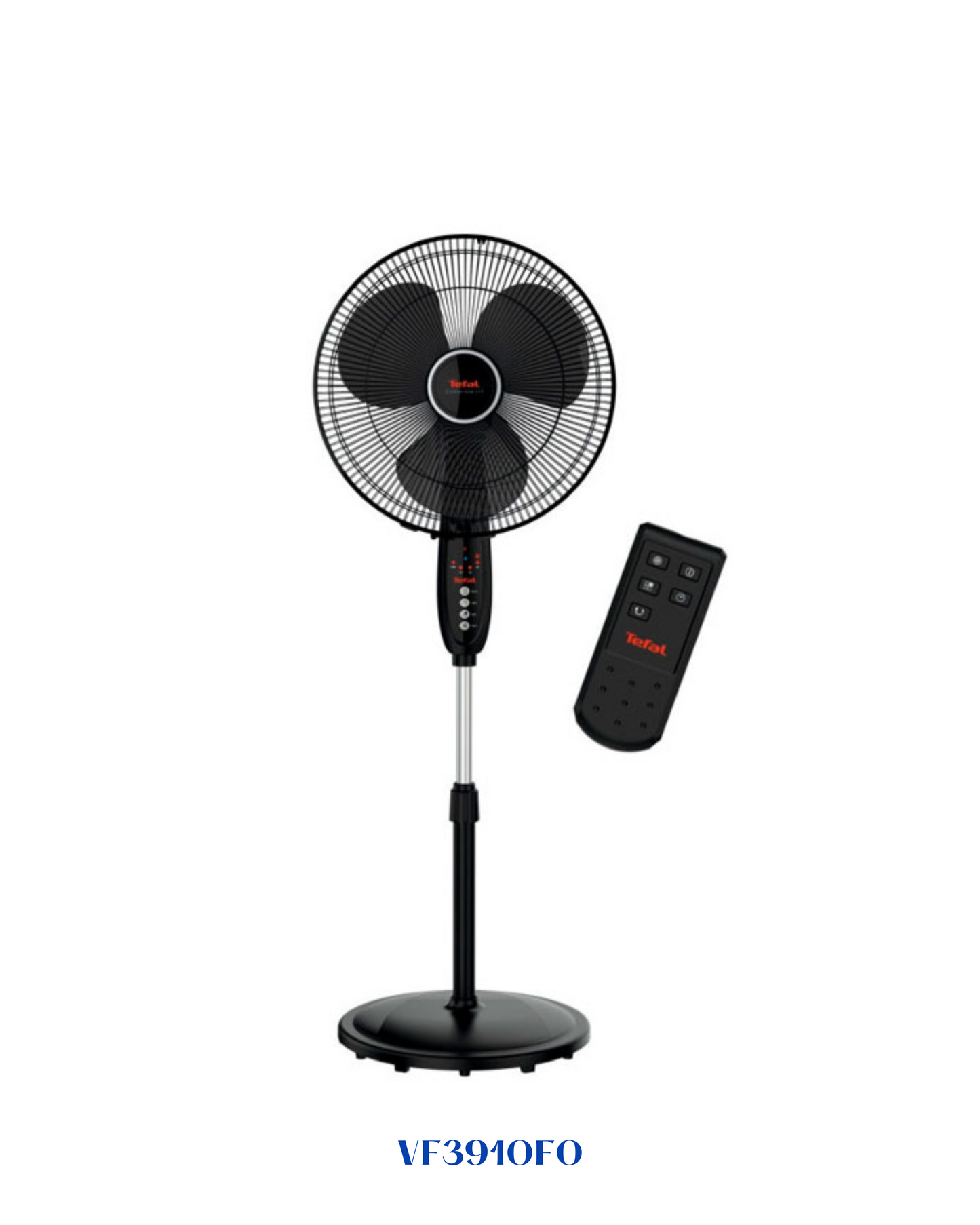TEFAL ESSENTIAL FLOOR FAN WITH REMOTE 16 INCH 60W