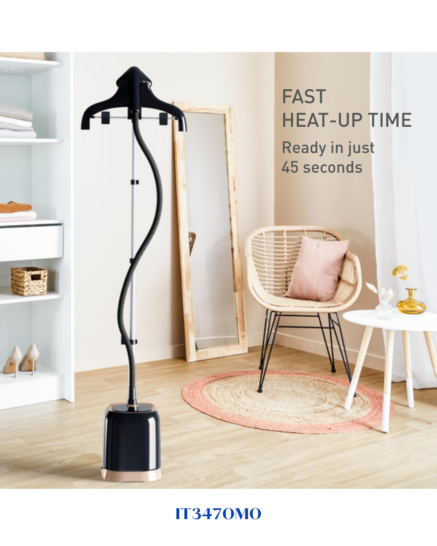 TEFAL PRO STYLE GARMENT STEAMER- 2000W - مكواة تيفال العامودية
