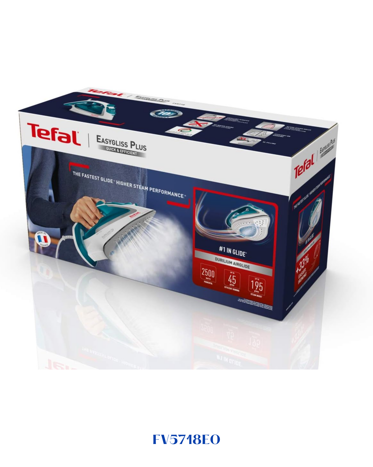 TEFAL EASYGLISS PLUS STEAM IRON 2500W-270ML