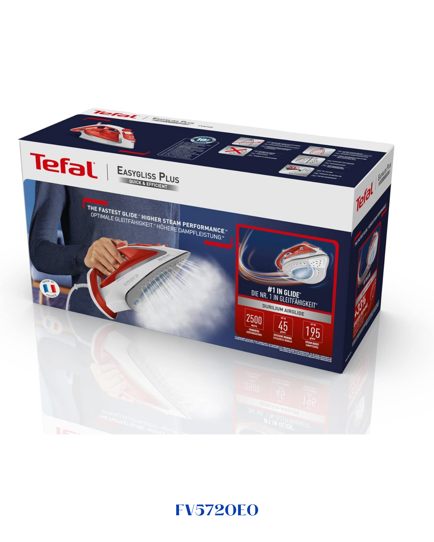 TEFAL EASYGLISS PLUS STEAM IRON 2500W-270ML