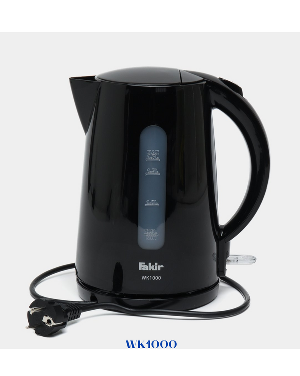 FAKIR ELECTRIC KETTLE BLACK – 2200W – 1.7L