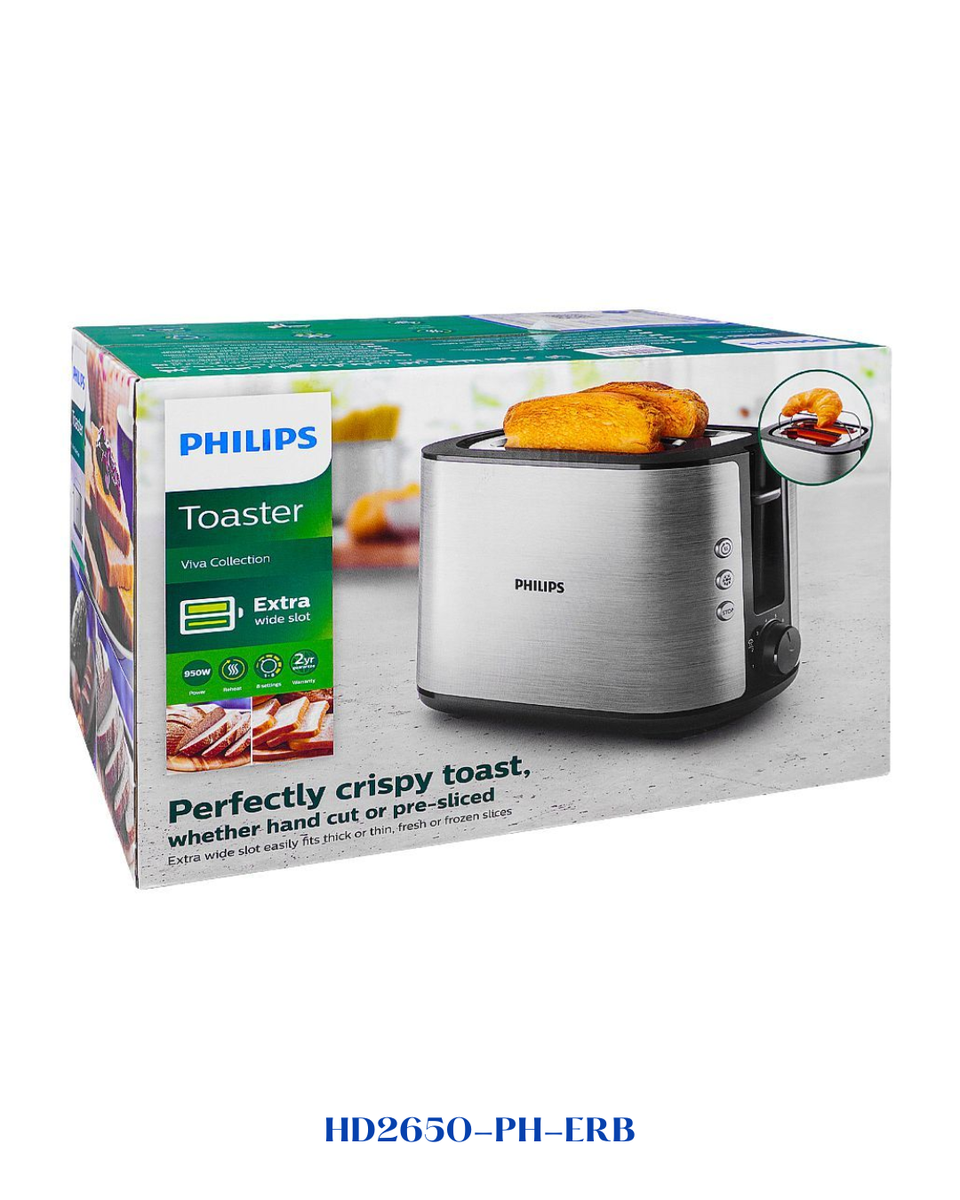 PHILIPS VIVA COLLECTION TOASTER 950W