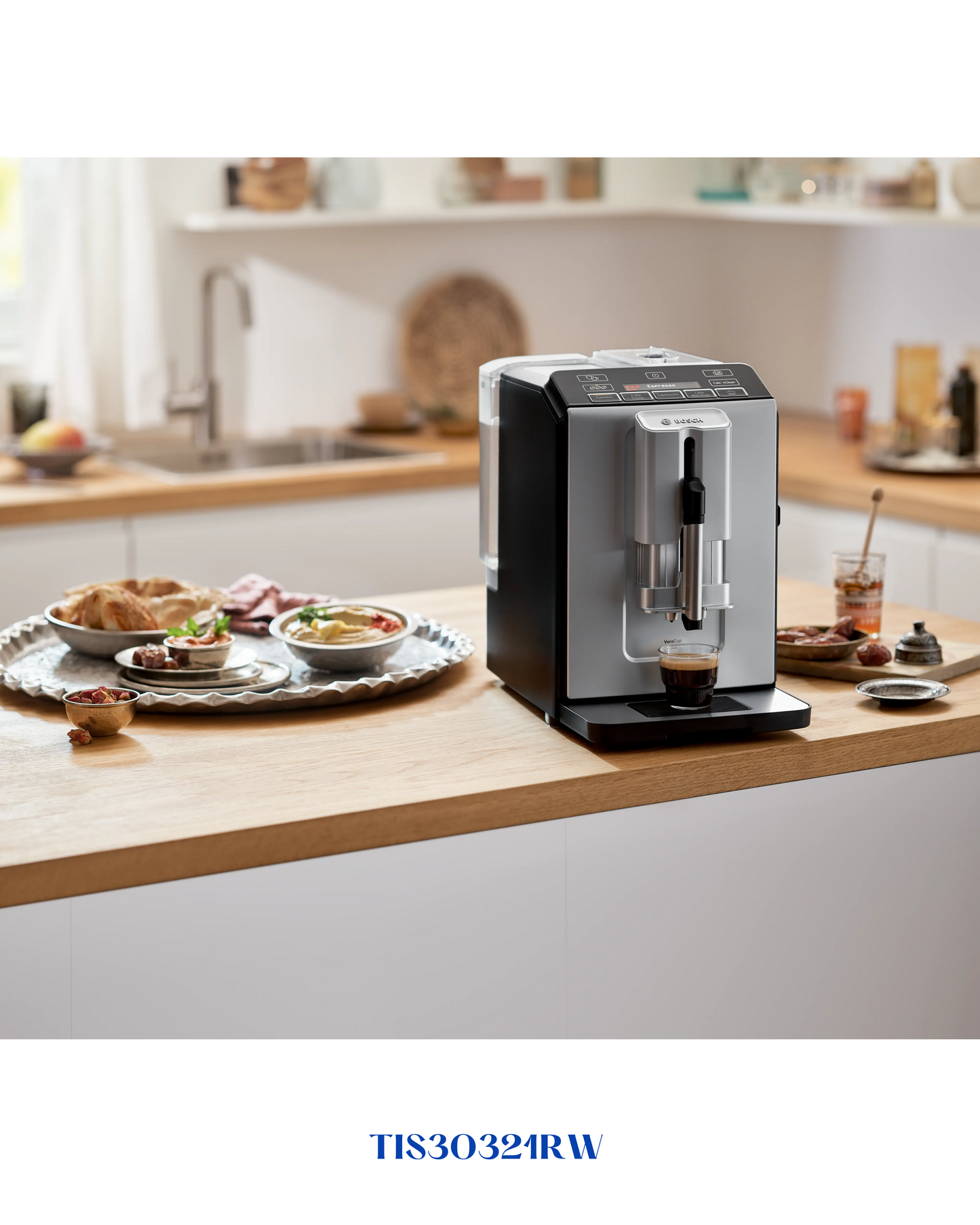 BOSCH COFFEE MACHINE 15 BAR-5 BEVERAGE- ماكينة قهوة بوش
