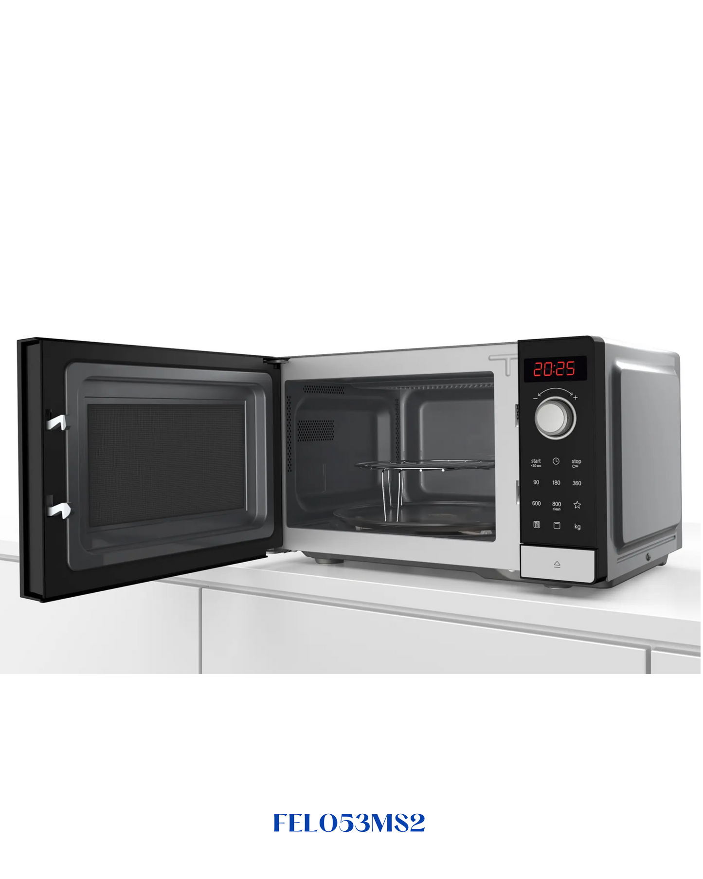 BOSCH STAINLESS SERIES 2 MICROWAVE 900W-25L -مايكرويف بوش