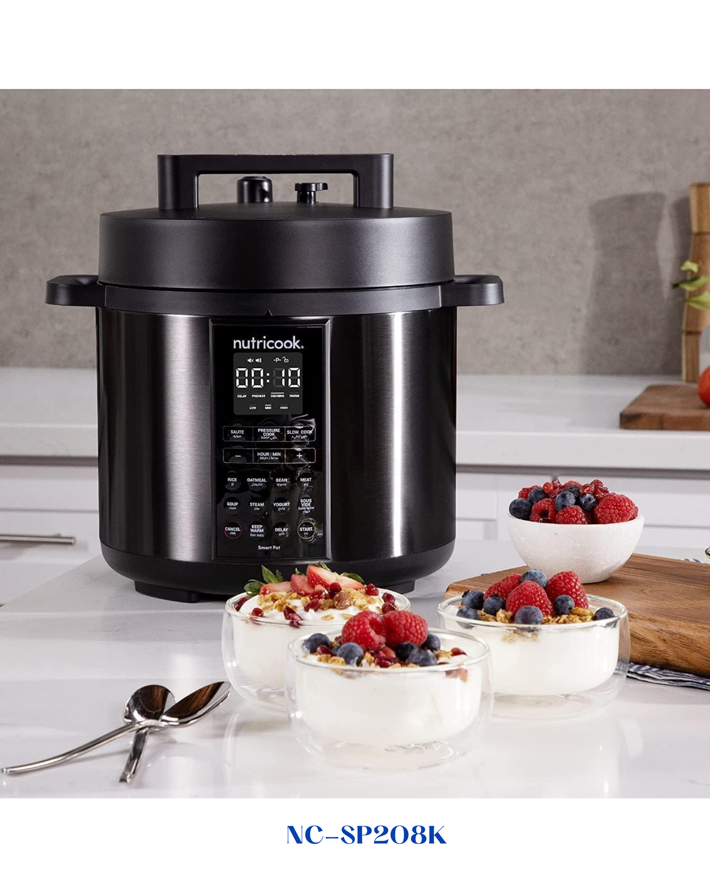 NUTRICOOK SMART POT - STAINLESS STEEL 8L-1200W