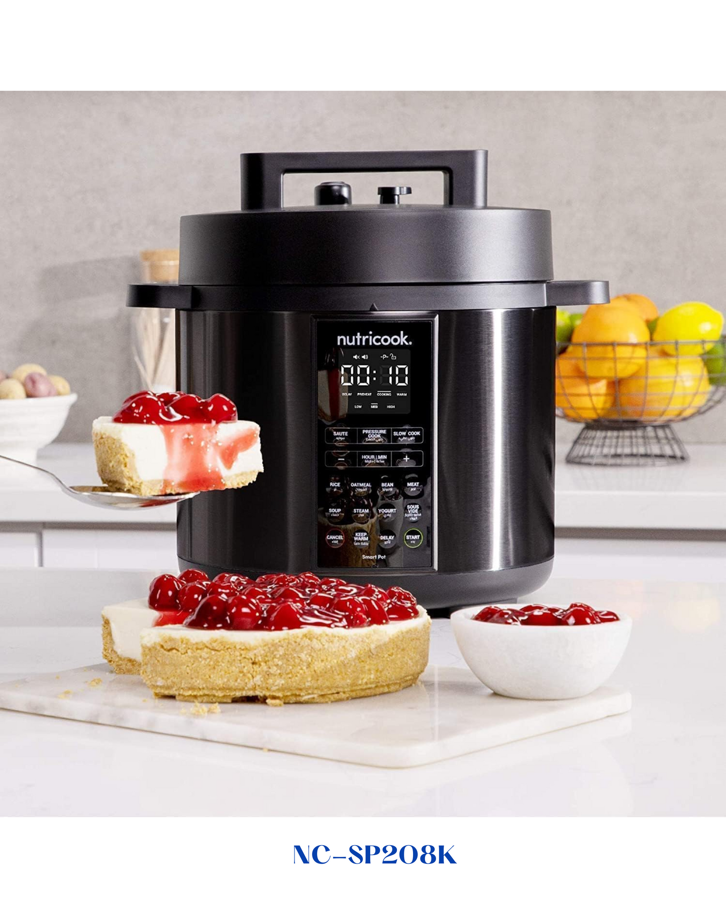 NUTRICOOK SMART POT - STAINLESS STEEL 8L-1200W