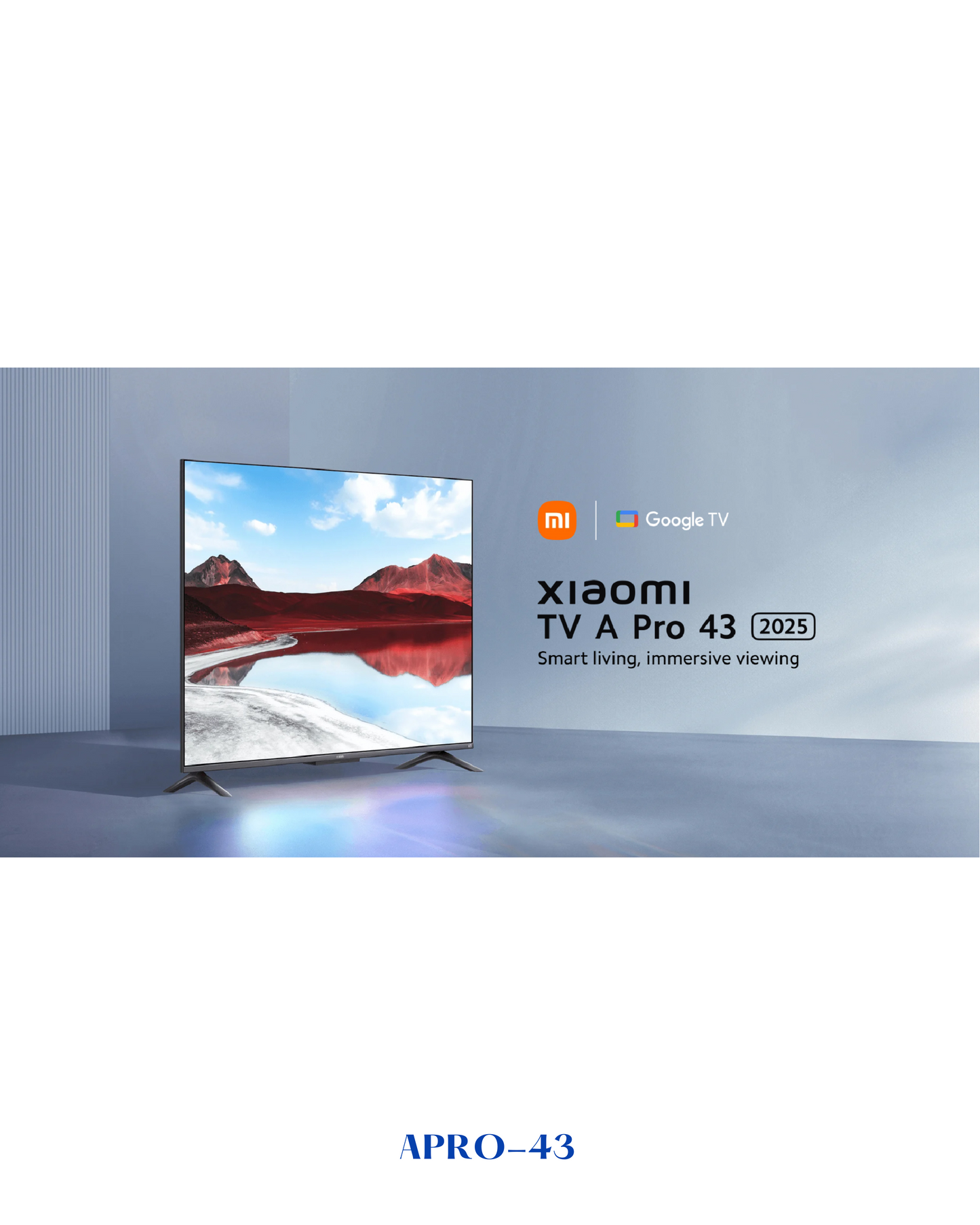 XIAOMI TV A PRO 2025 43″ 4K QLED