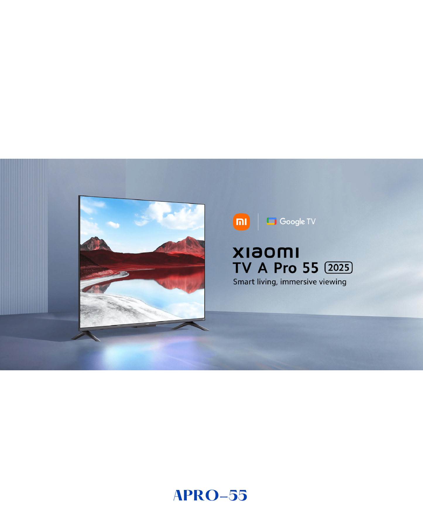 تلفزيون شاومي A برو 2025 مقاس 55 بوصة (بدقة 4K QLED)