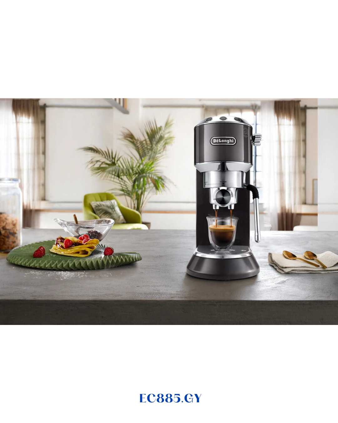 DELONGHI DEDICA ARTE ESPRESSO MACHINE – GREY