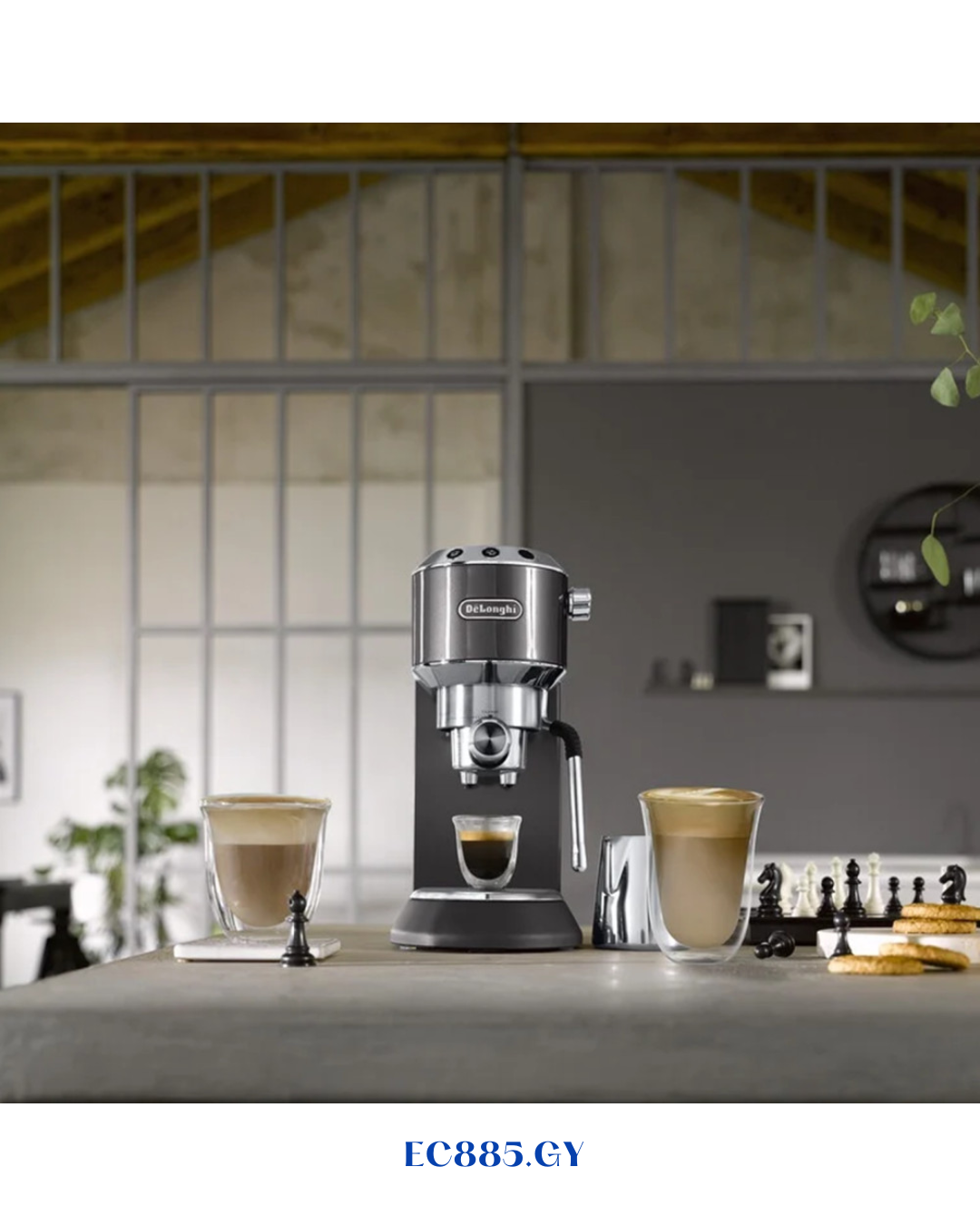 DELONGHI DEDICA ARTE ESPRESSO MACHINE – GREY