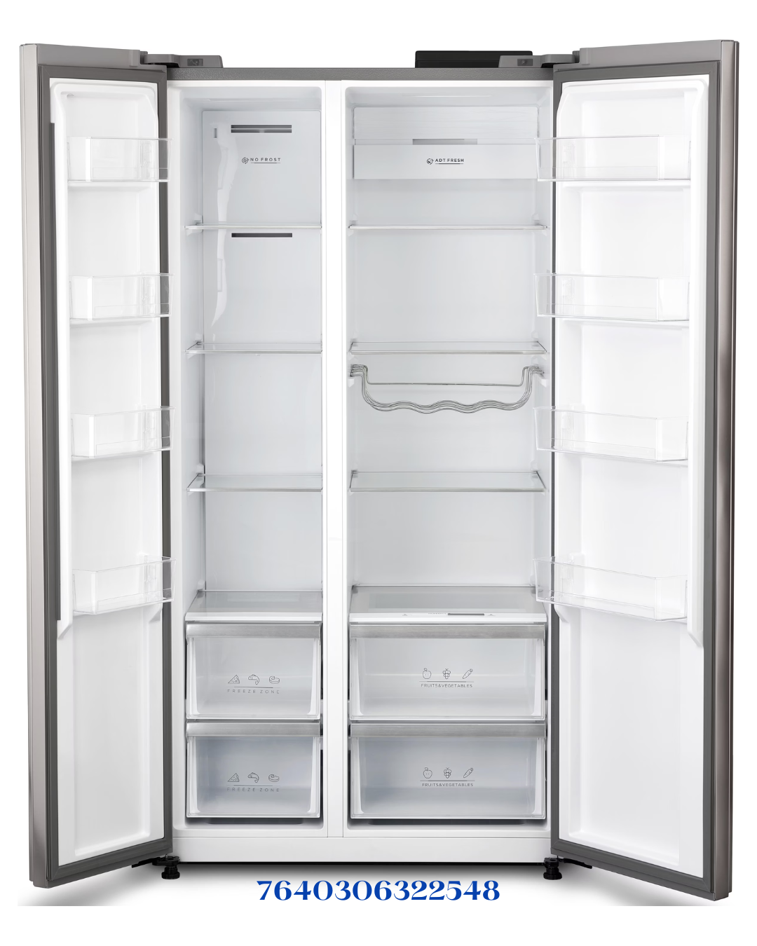 TRISA SIDE-BY-SIDE REFRIGERATORSTAINLESS STEEL 592L