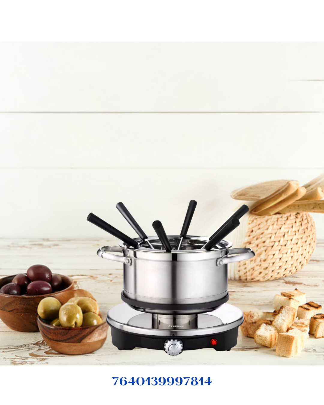 TRISA FONDUE VARIO INOX 1500W 2L