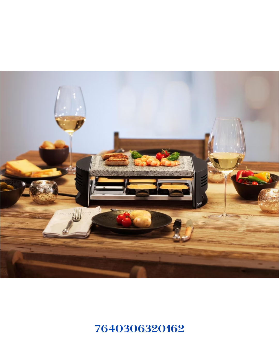 TRISA RACLETTINO 8 ELECTRIC RACLETTE GRILL 1300 W