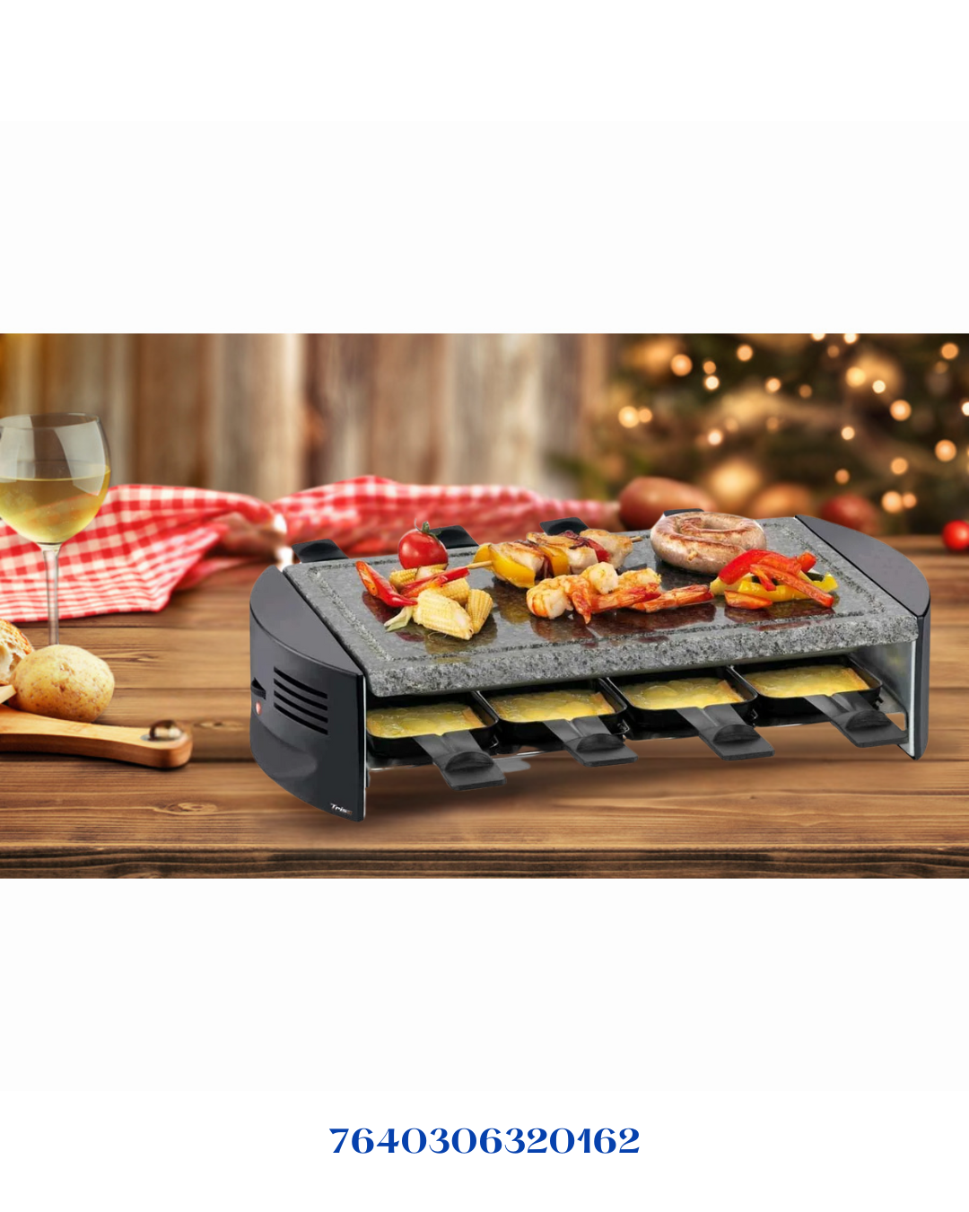 TRISA RACLETTINO 8 ELECTRIC RACLETTE GRILL 1300 W