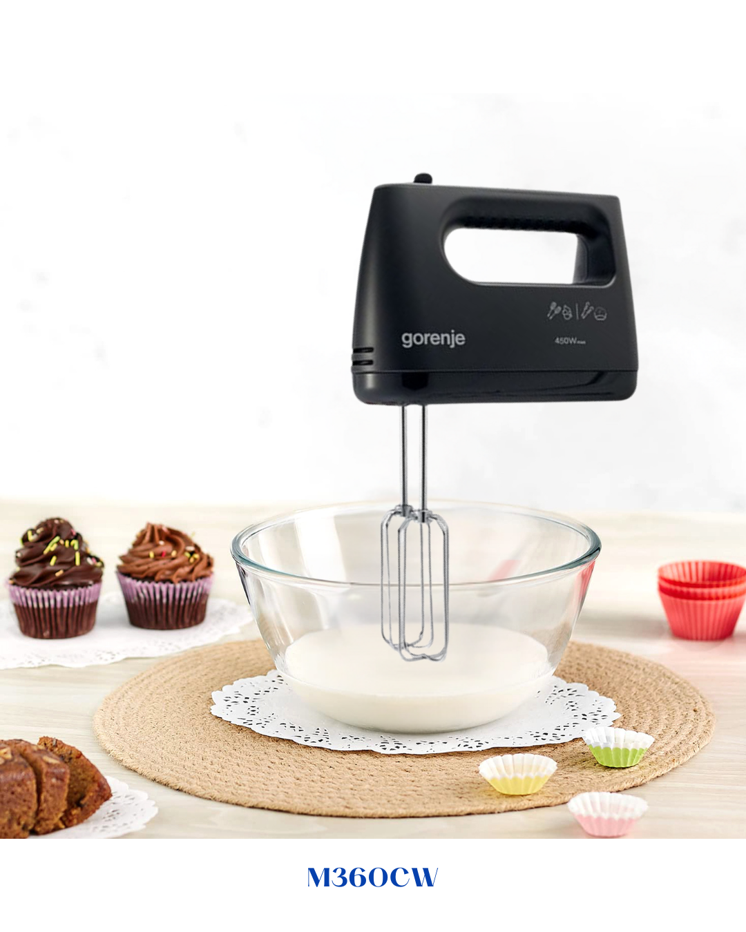 GORENJE HAND MIXER BLACK 345W