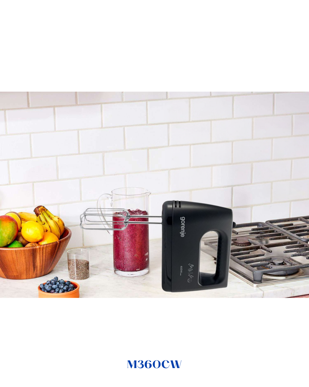 GORENJE HAND MIXER BLACK 345W