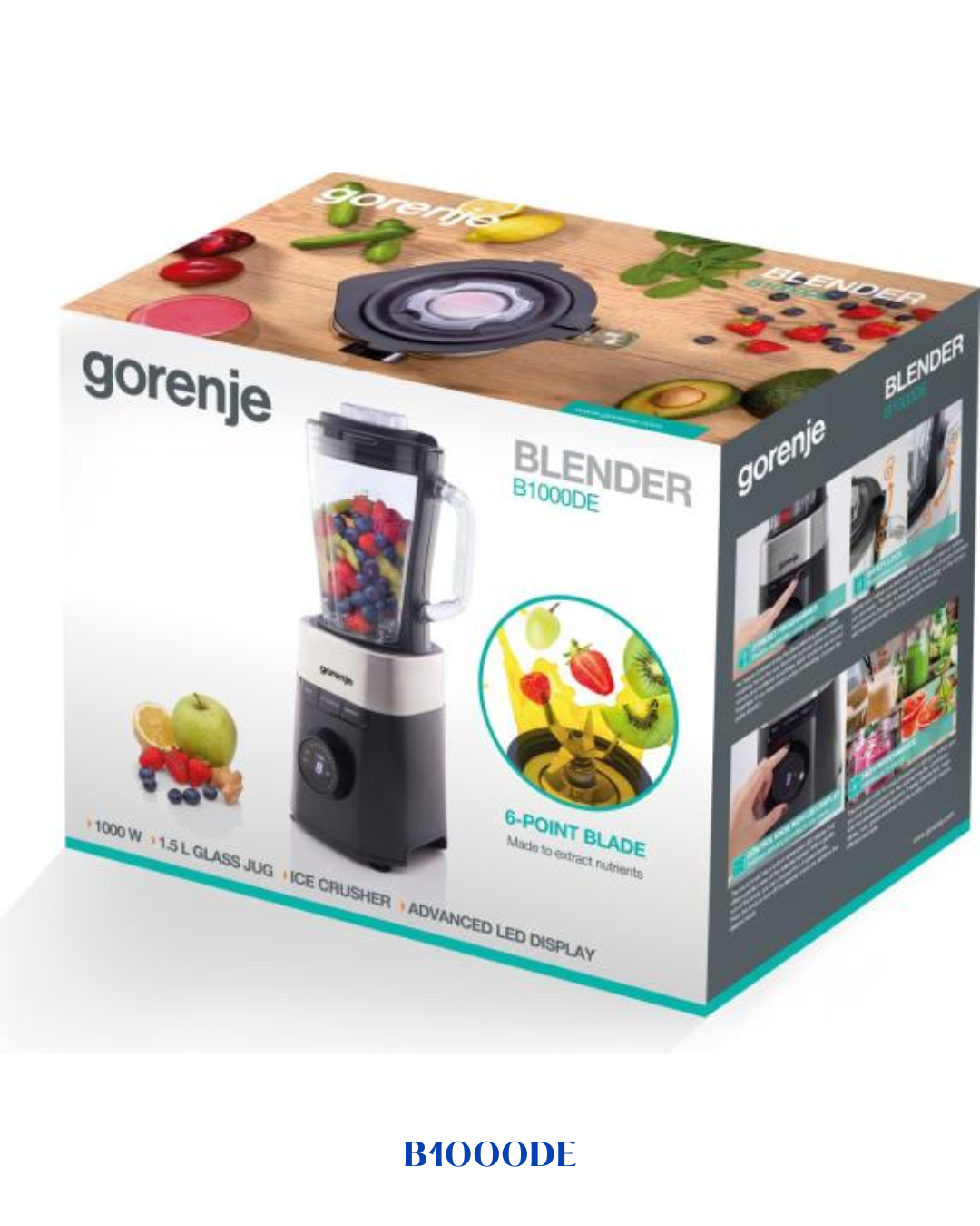 GORENJE GLASS BLENDER JAR 1000W