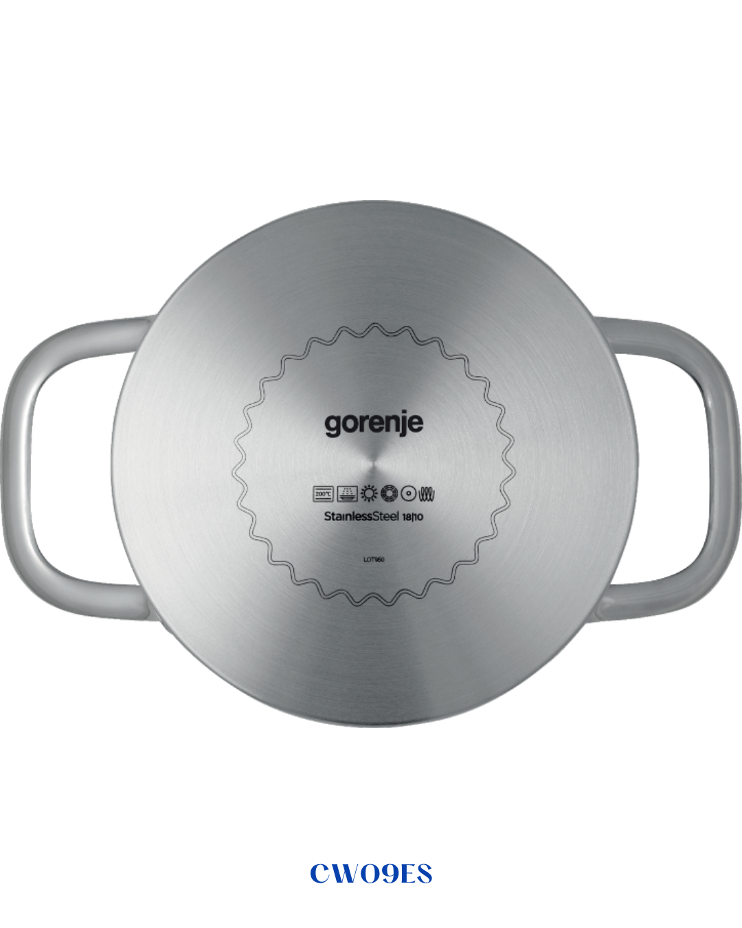 GORENJE COOKWARE SET 5-PIECE STAINLESS STEEL