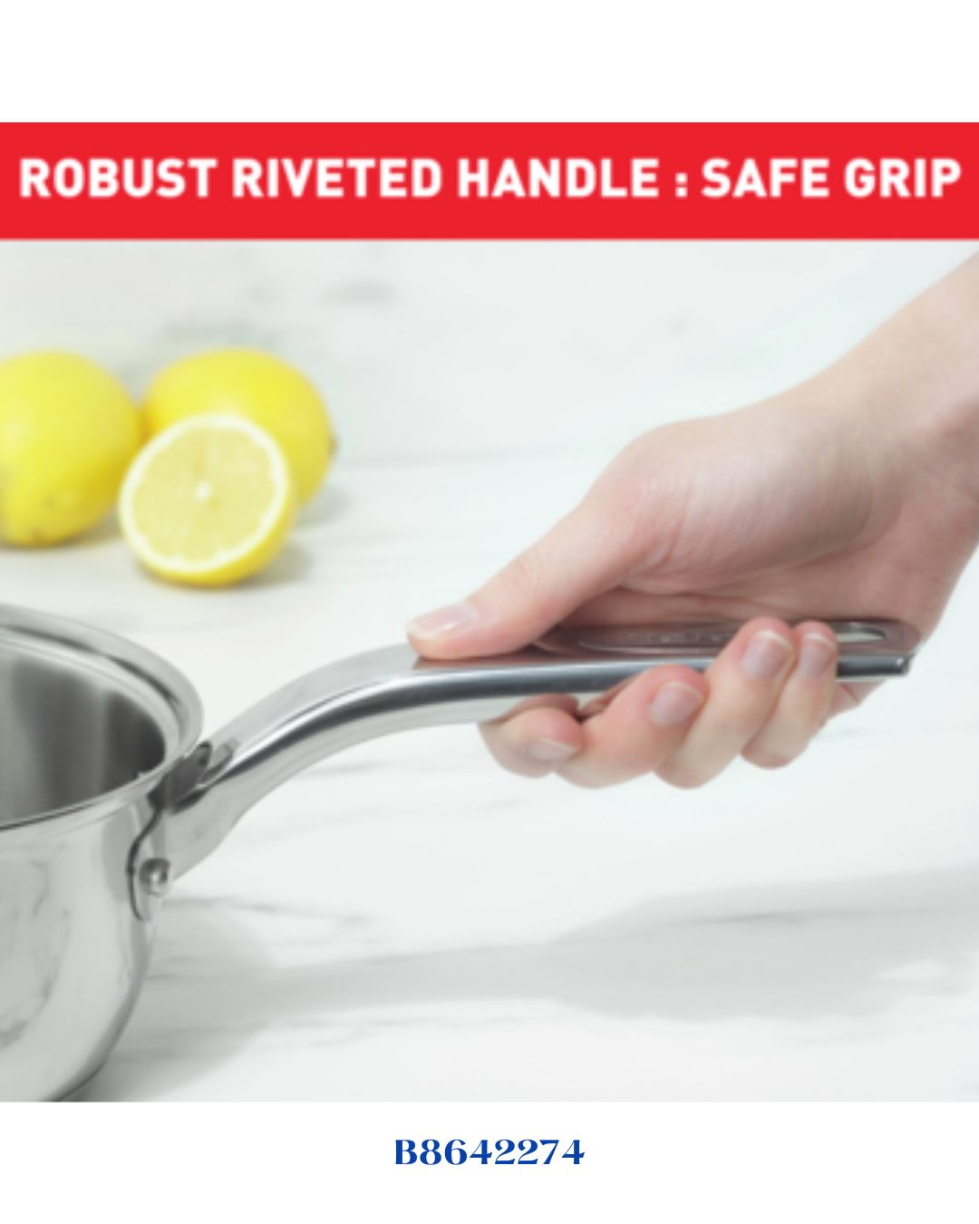 TEFAL STAINLESS STEEL INTUITION SAUCEPAN 1.3L 16CM