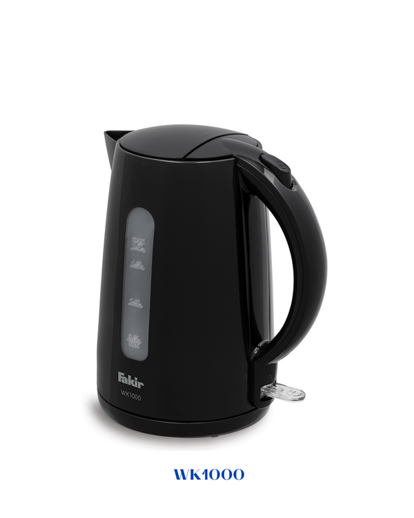 FAKIR ELECTRIC KETTLE BLACK – 2200W – 1.7L