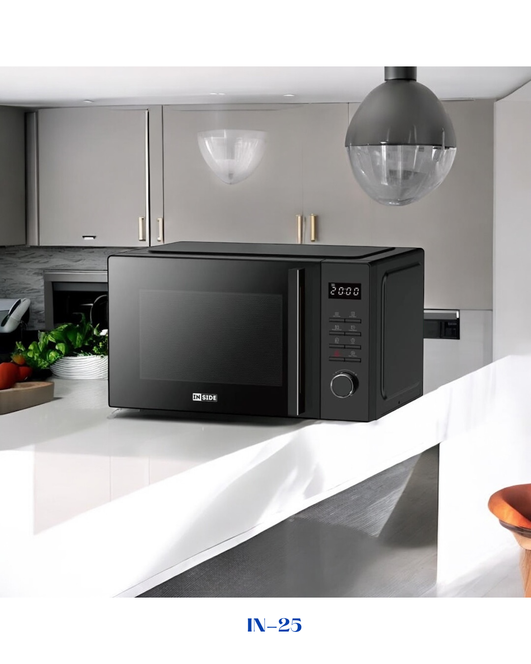 INSIDE MICROWAVE GRILL 25L