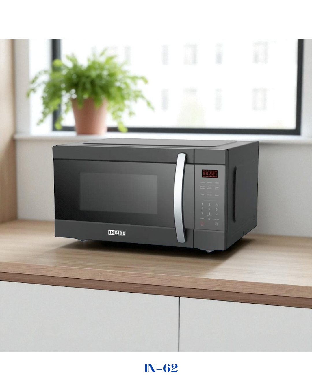 INSIDE MICROWAVE 62L